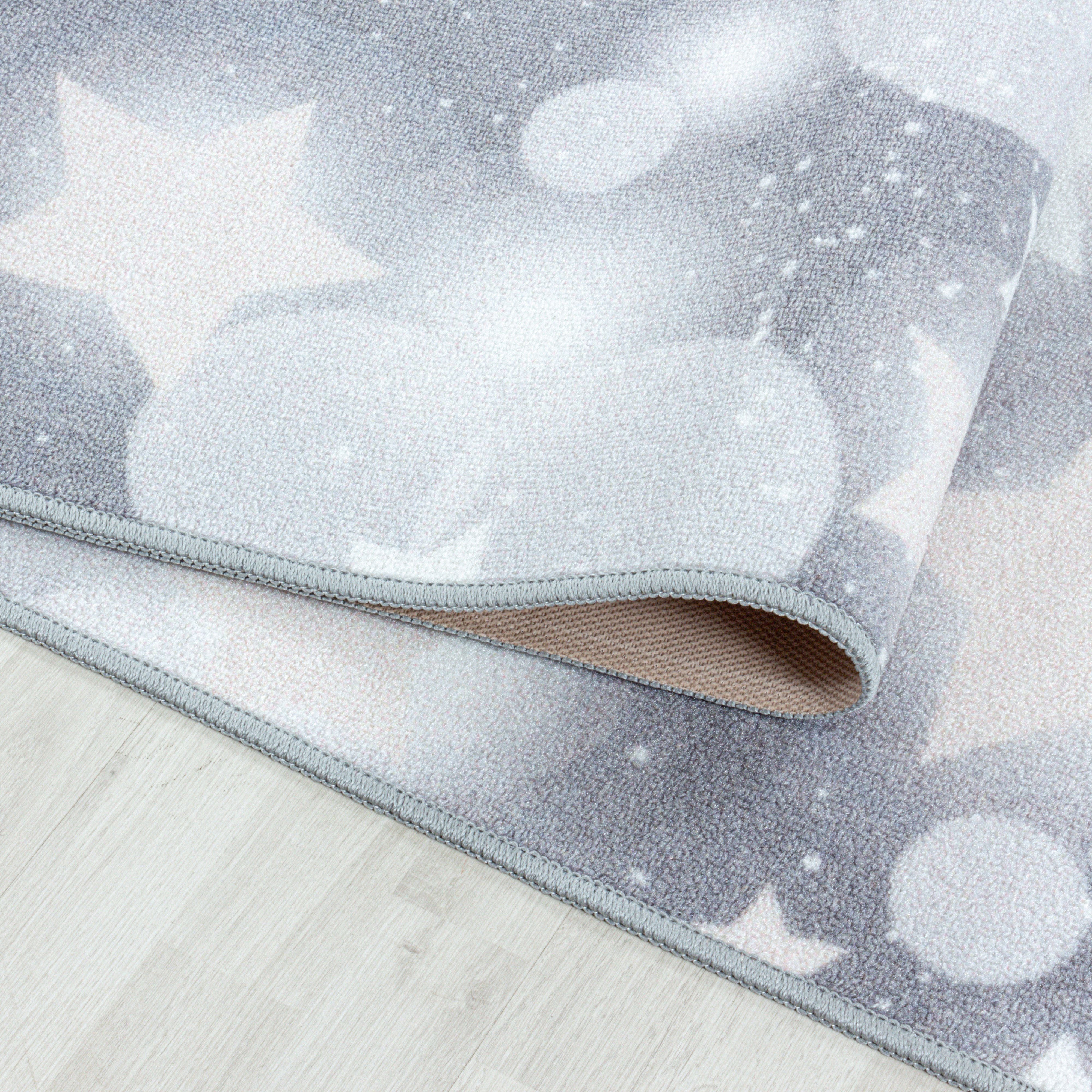 Grijs Tapijt Laagpolig Vloerkleed Omid Playful wonder collection