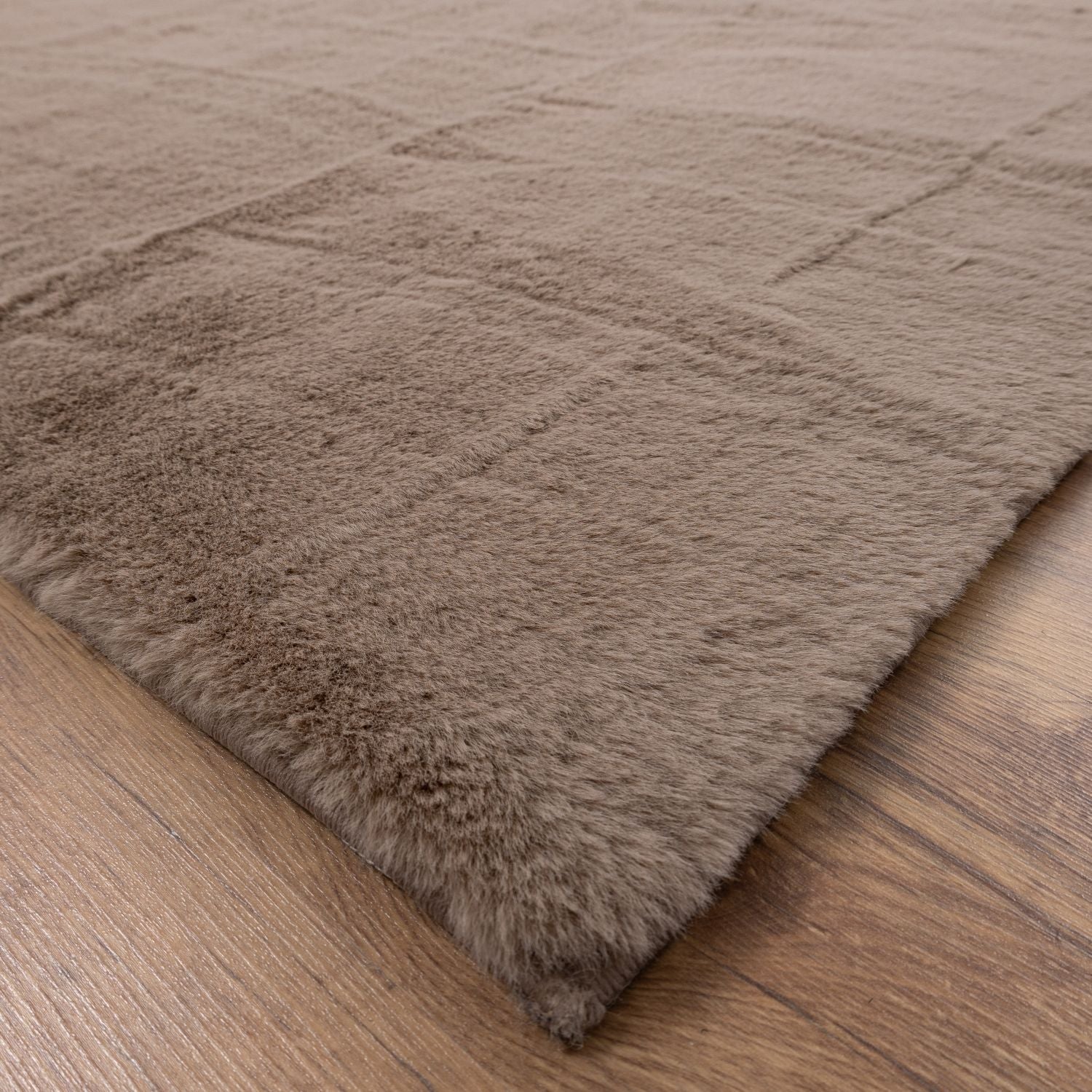 Beige Tapijt Hoogpolig Vloerkleed met Anti-Slip – Omid Soft Fluffy – Superzacht Modern Tapijt - Omid Carpets