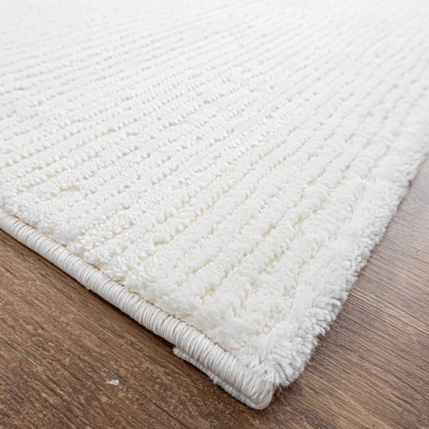 Crème Tapijt Laagpolig Vloerkleed Omid MonoLux