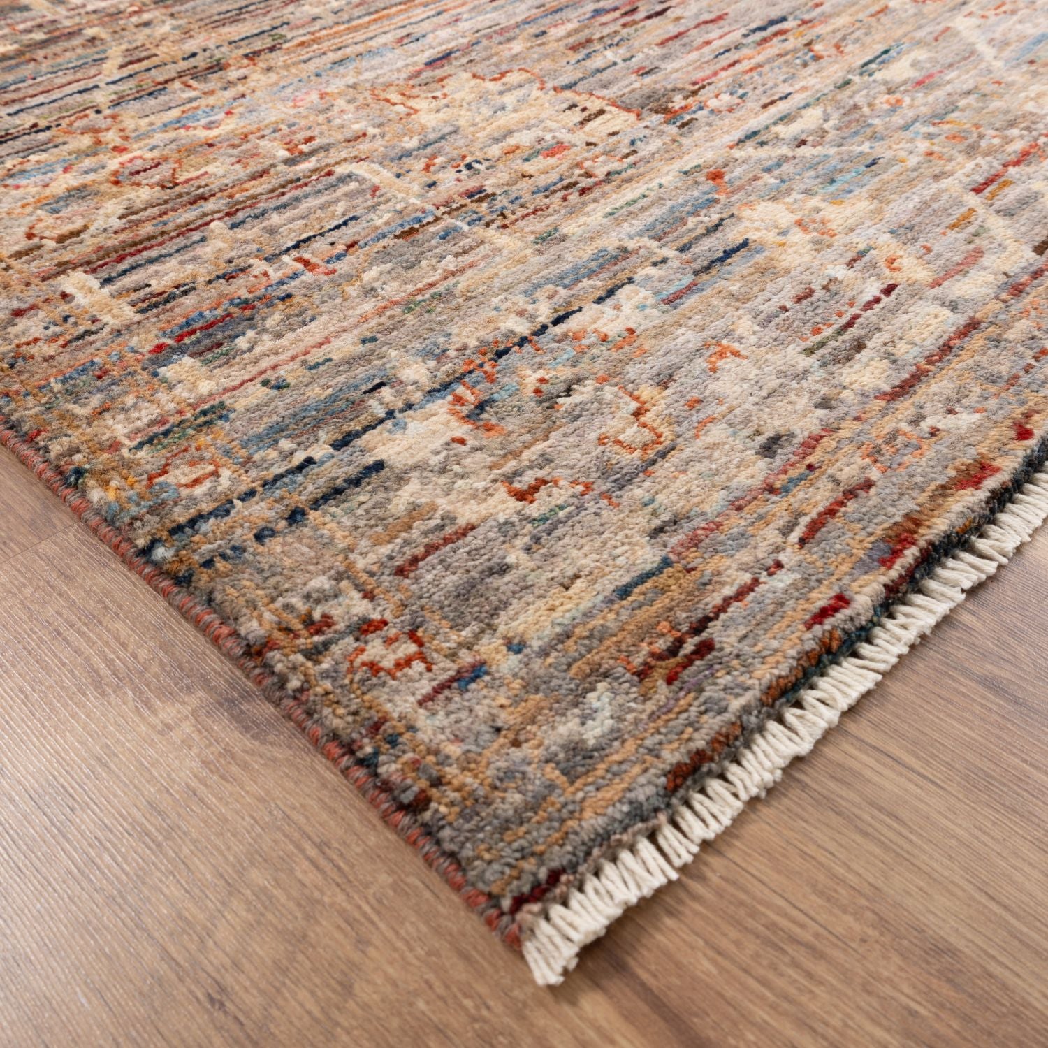 Afghaans Tapijt Laagpolig Handgeknoopt Wollen Vloerkleed - Omid Afghan Wool Luxury 169x233 - Omid Carpets