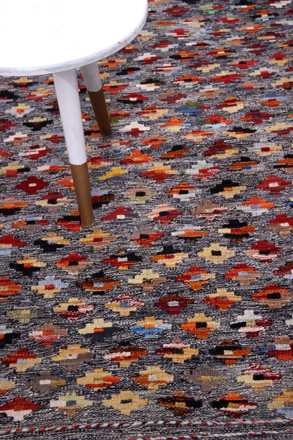 Kleurrijk Tapijt Laagpolig Handgeweven Wollen Vloerkleed - Omid Afghan Kelim 150x98