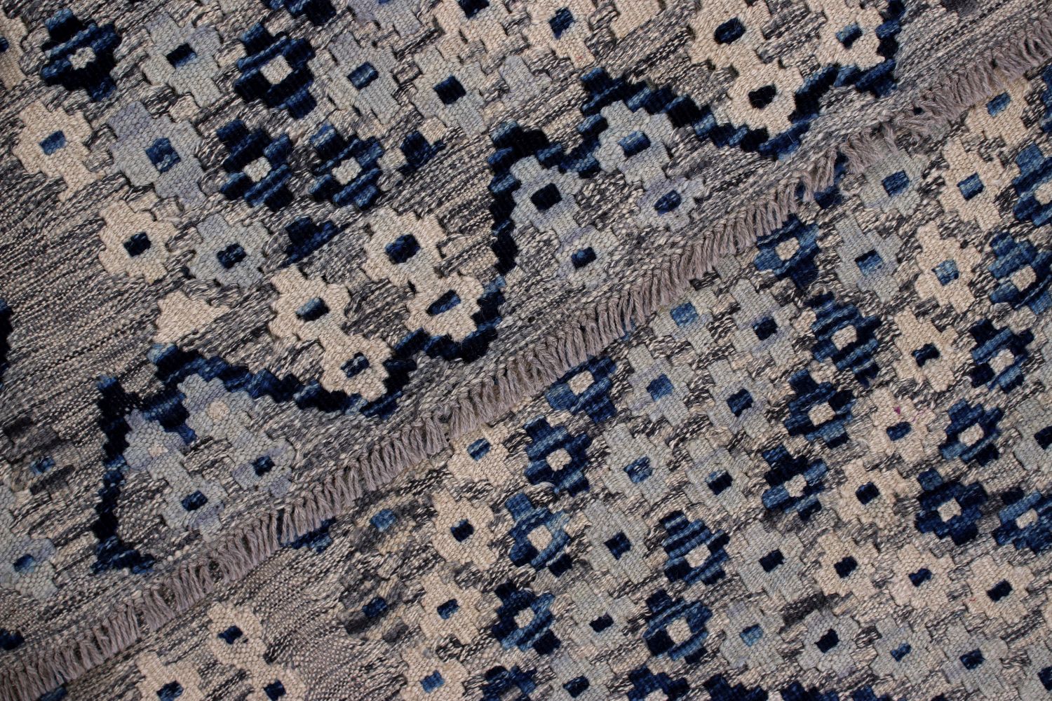 Kleurrijk Tapijt Laagpolig Handgeweven Wollen Vloerkleed - Omid Afghan Kelim 161x100