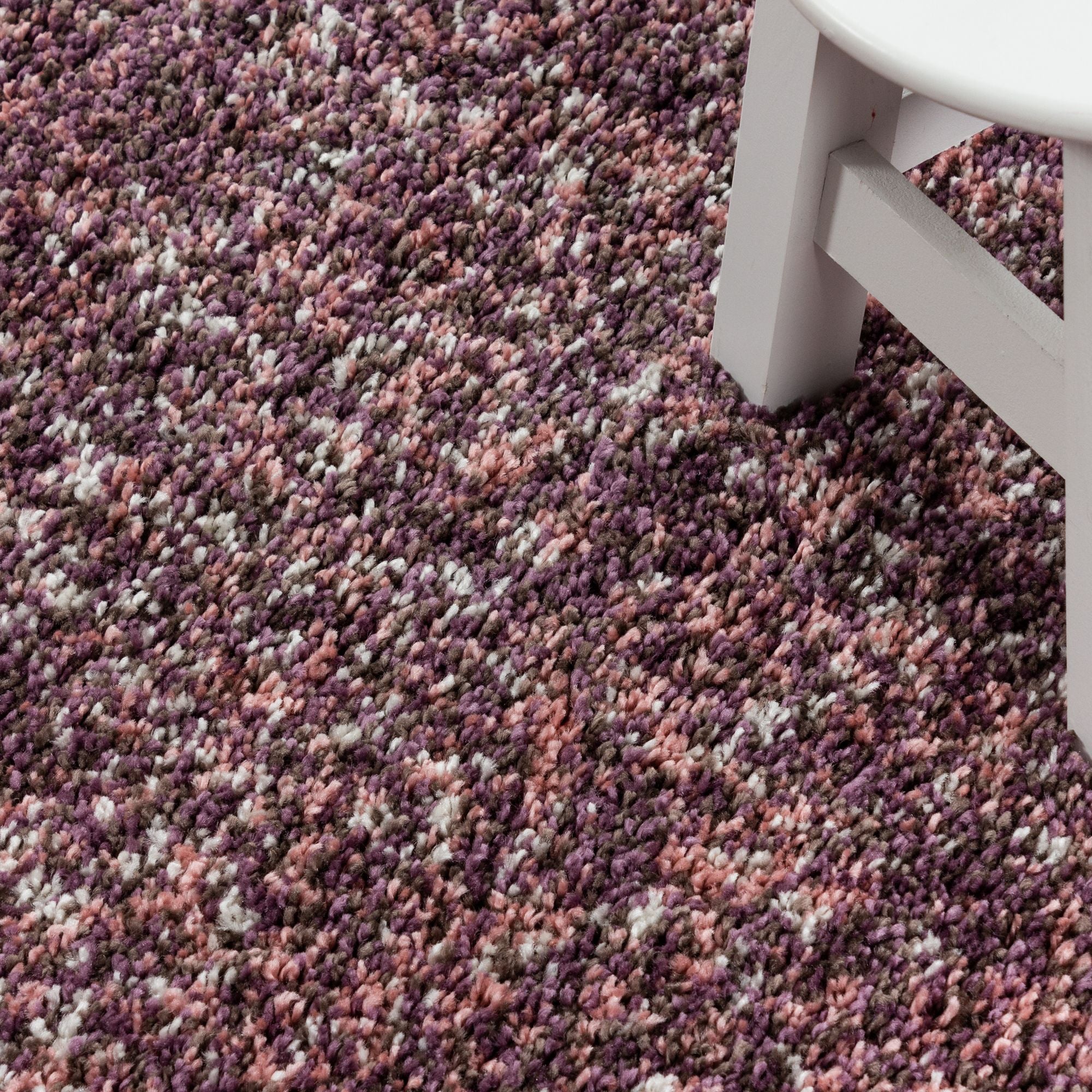 Roze Laagpolig Vloerkleed Omid Misty Elegance Collection.
