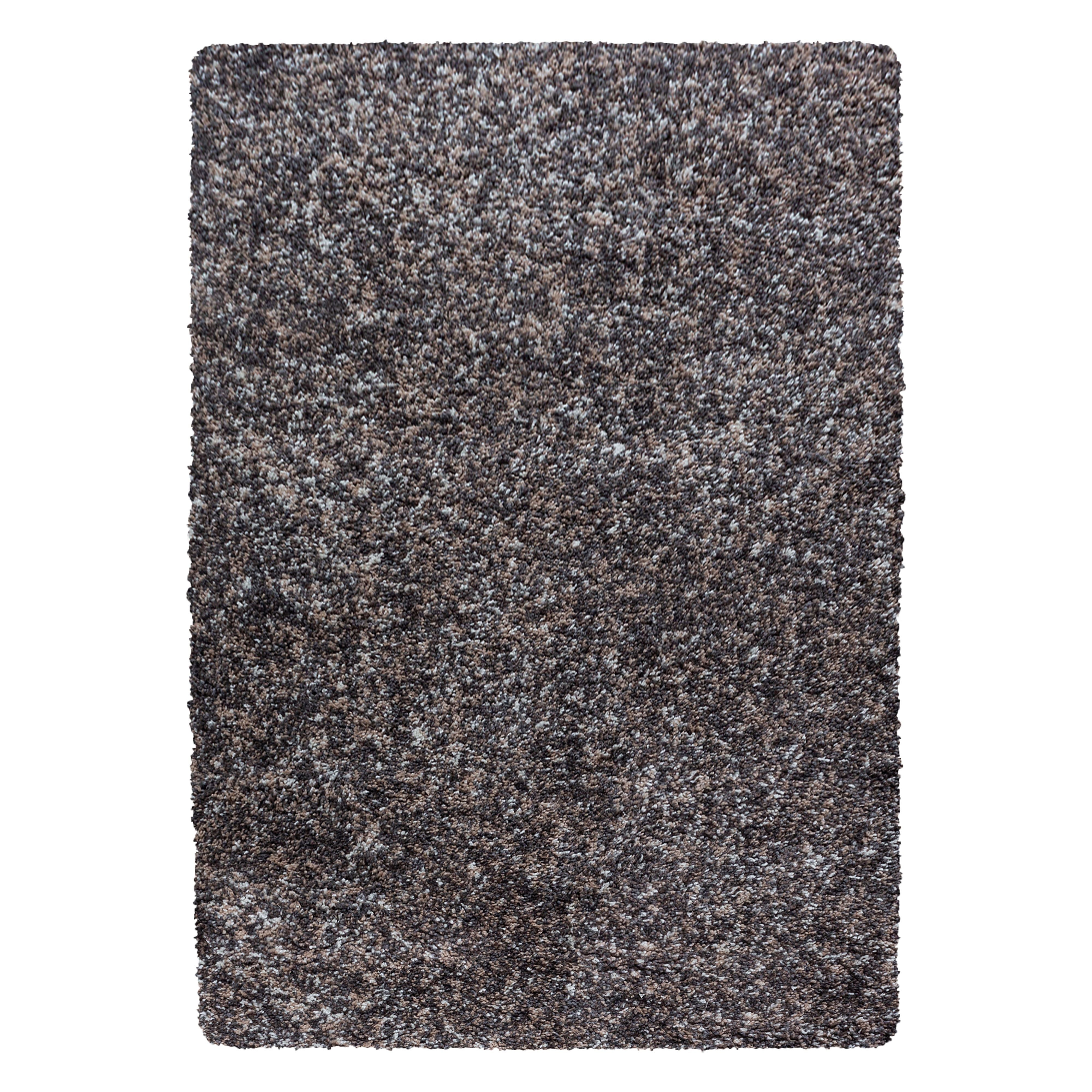 Taupe Laagpolig Vloerkleed Omid Misty Elegance Collection.