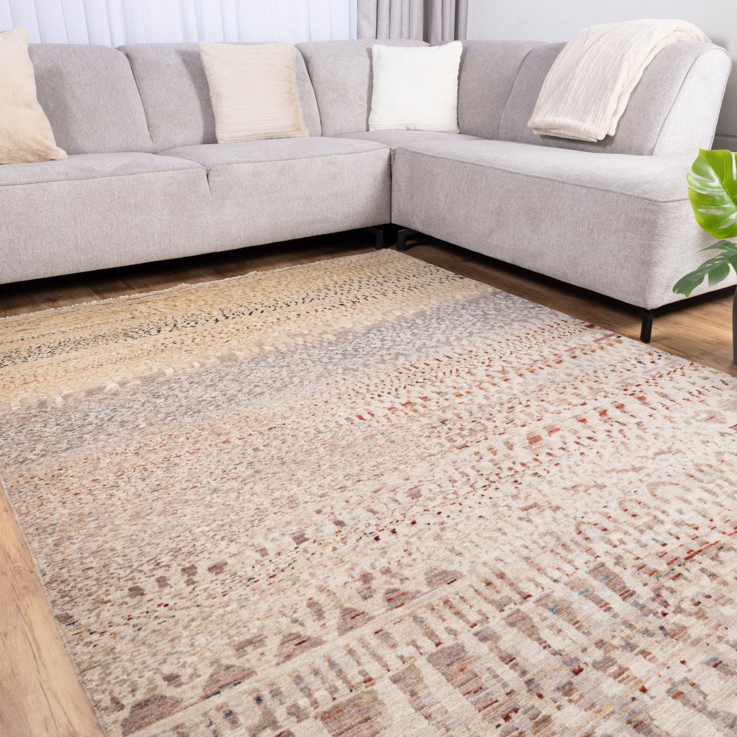 Afghaans Tapijt Laagpolig Handgeknoopt Wollen Vloerkleed - Omid Afghan Wool Luxury 175x239