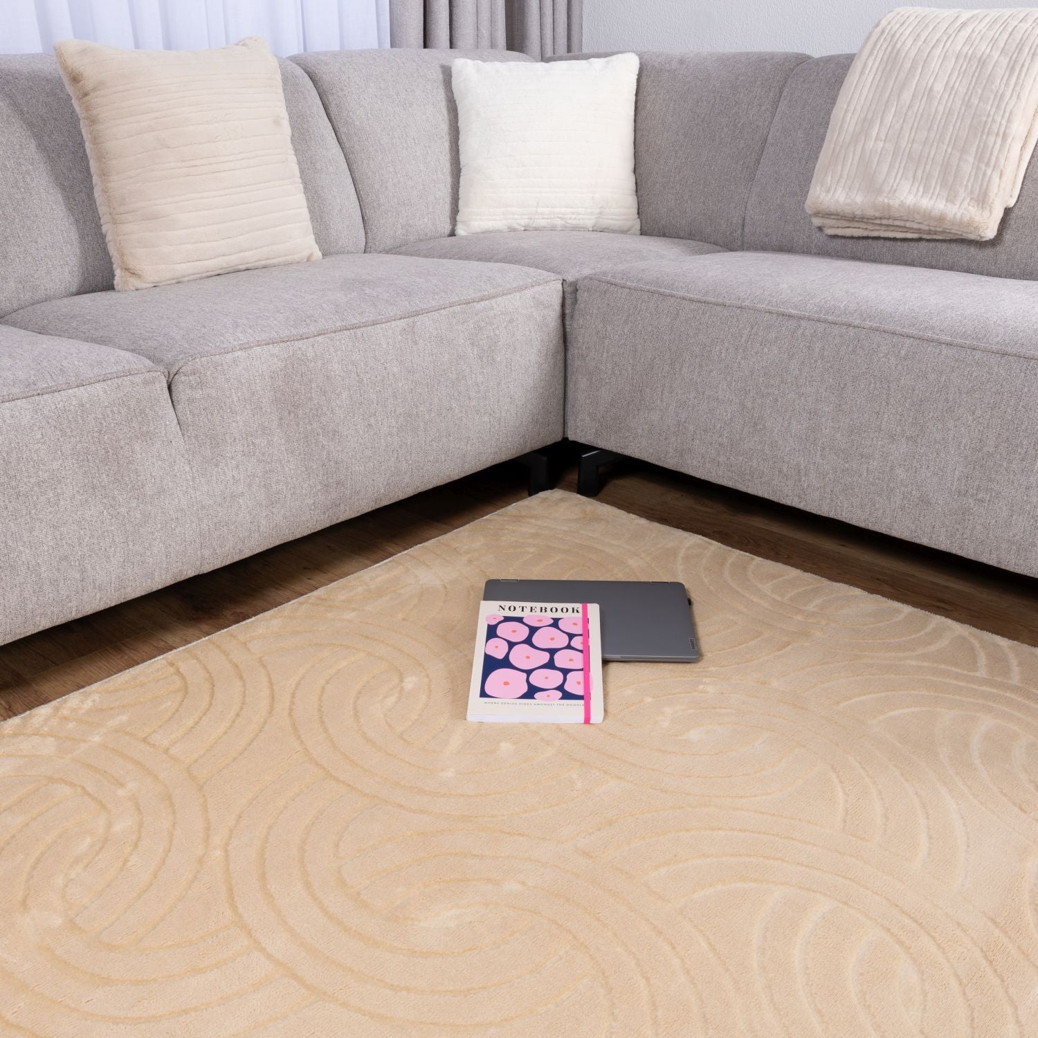 Kleurrijk Tapijt Laagpolig Vloerkleed Omid Art - Omid Carpets