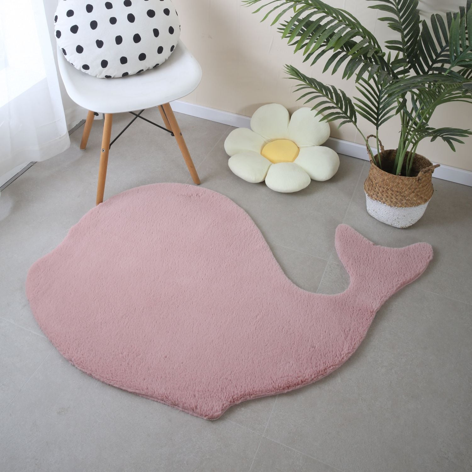 Roze Tapijt Laagpolig Vloerkleed Omid  Playful Fantasy