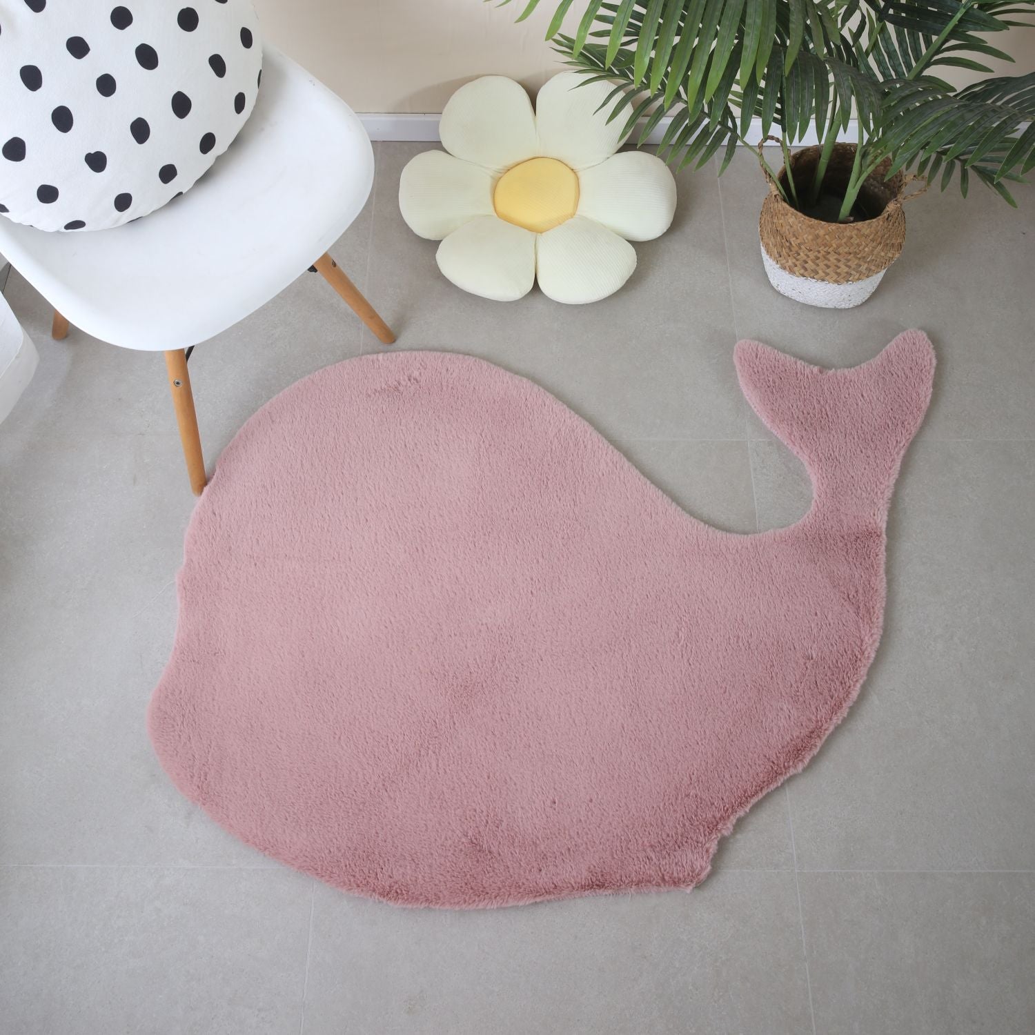 Roze Tapijt Laagpolig Vloerkleed Omid  Playful Fantasy