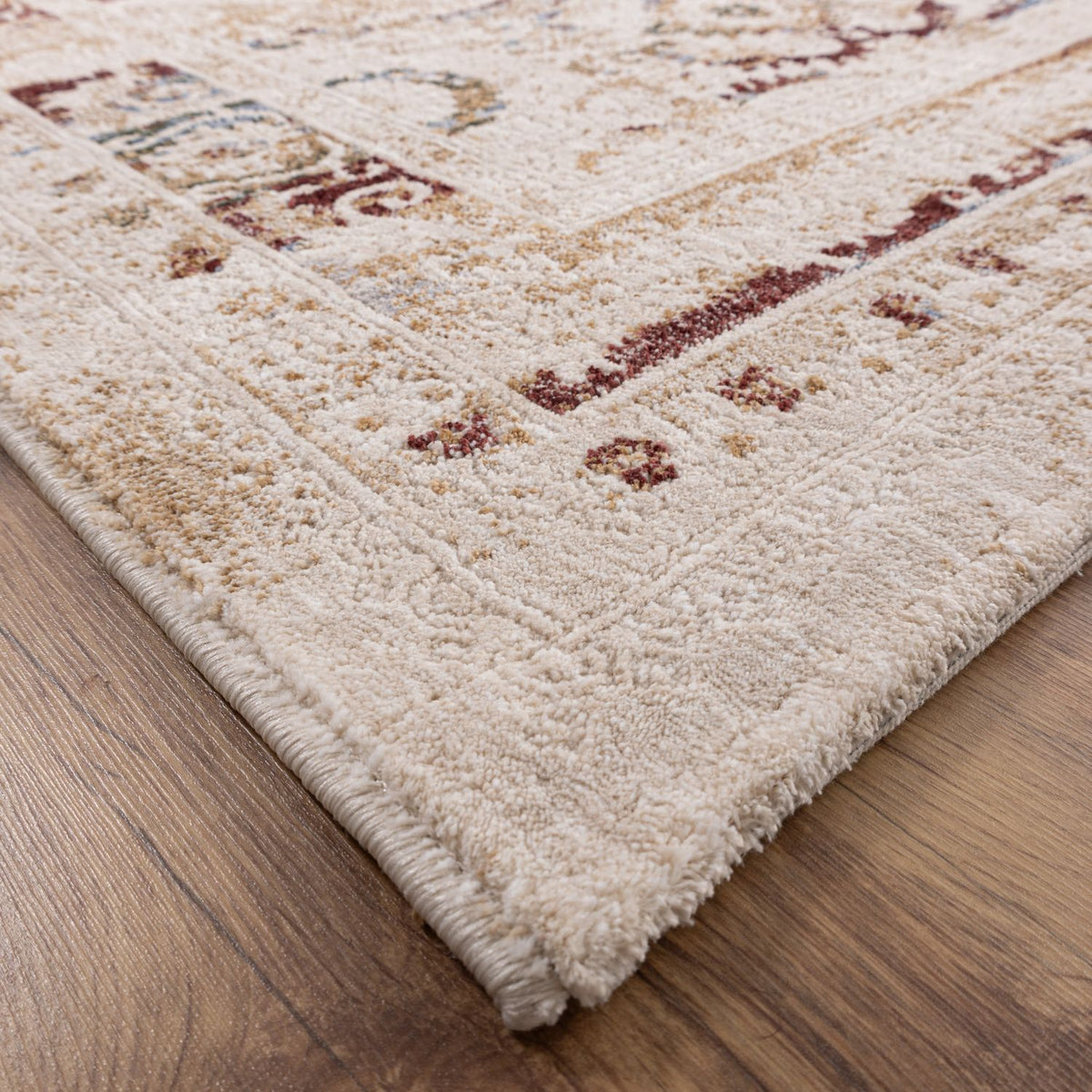 Tapis coloré à poils ras Omid Art