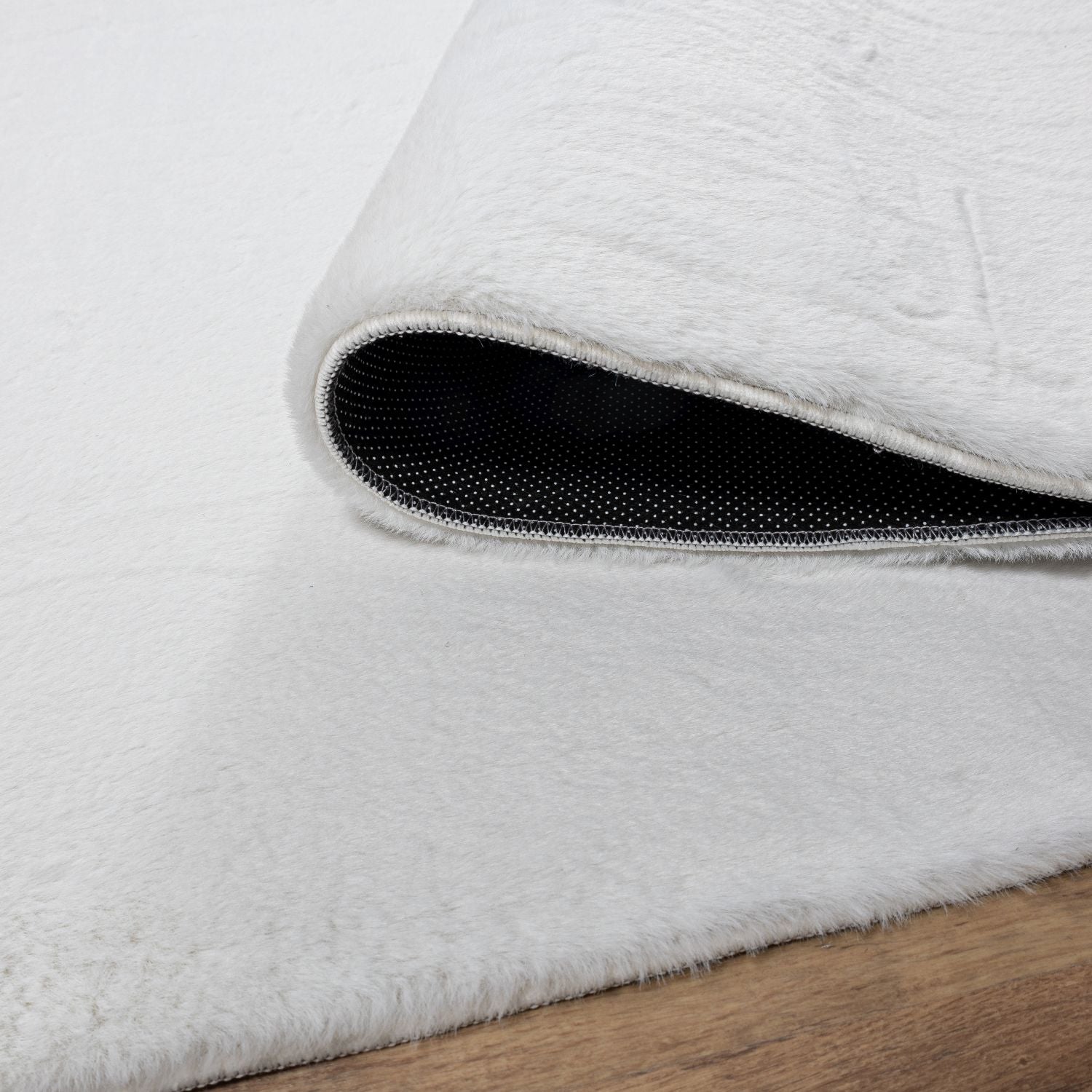 Crème Wit Tapijt Hoogpolig Vloerkleed met Anti-Slip – Omid Soft Fluffy – Superzacht Modern Tapijt - Omid Carpets