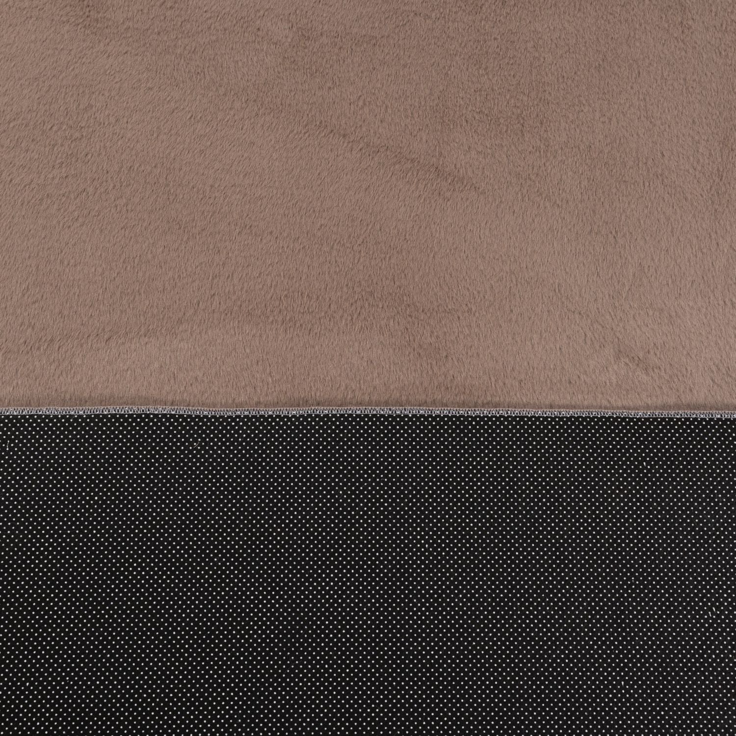 Donker Beige Tapijt Hoogpolig Vloerkleed met Anti-Slip – Omid Soft Fluffy – Superzacht Modern Tapijt - Omid Carpets
