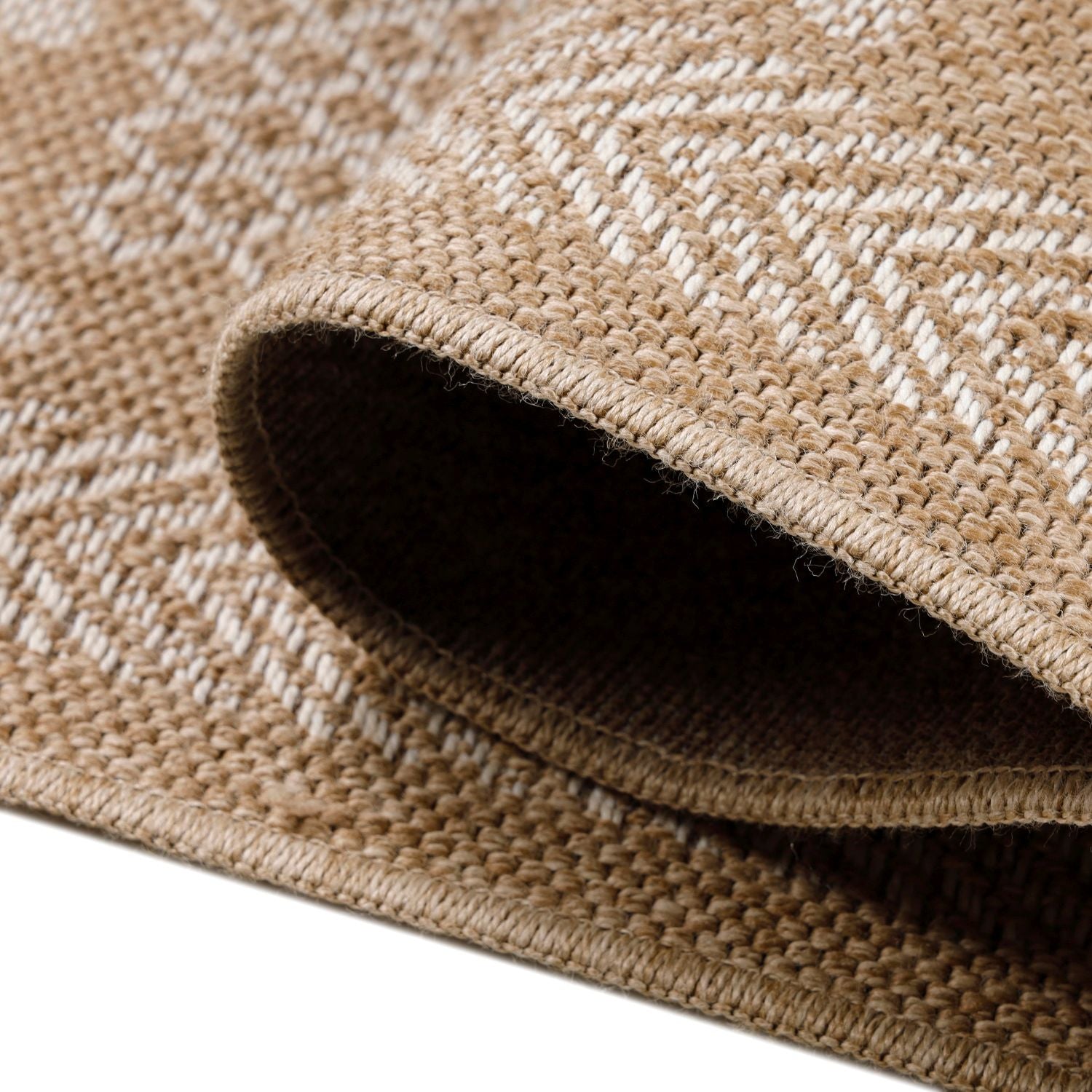 Beige Tapijt Laagpolig Vloerkleed Omid Walnut Charm Collection