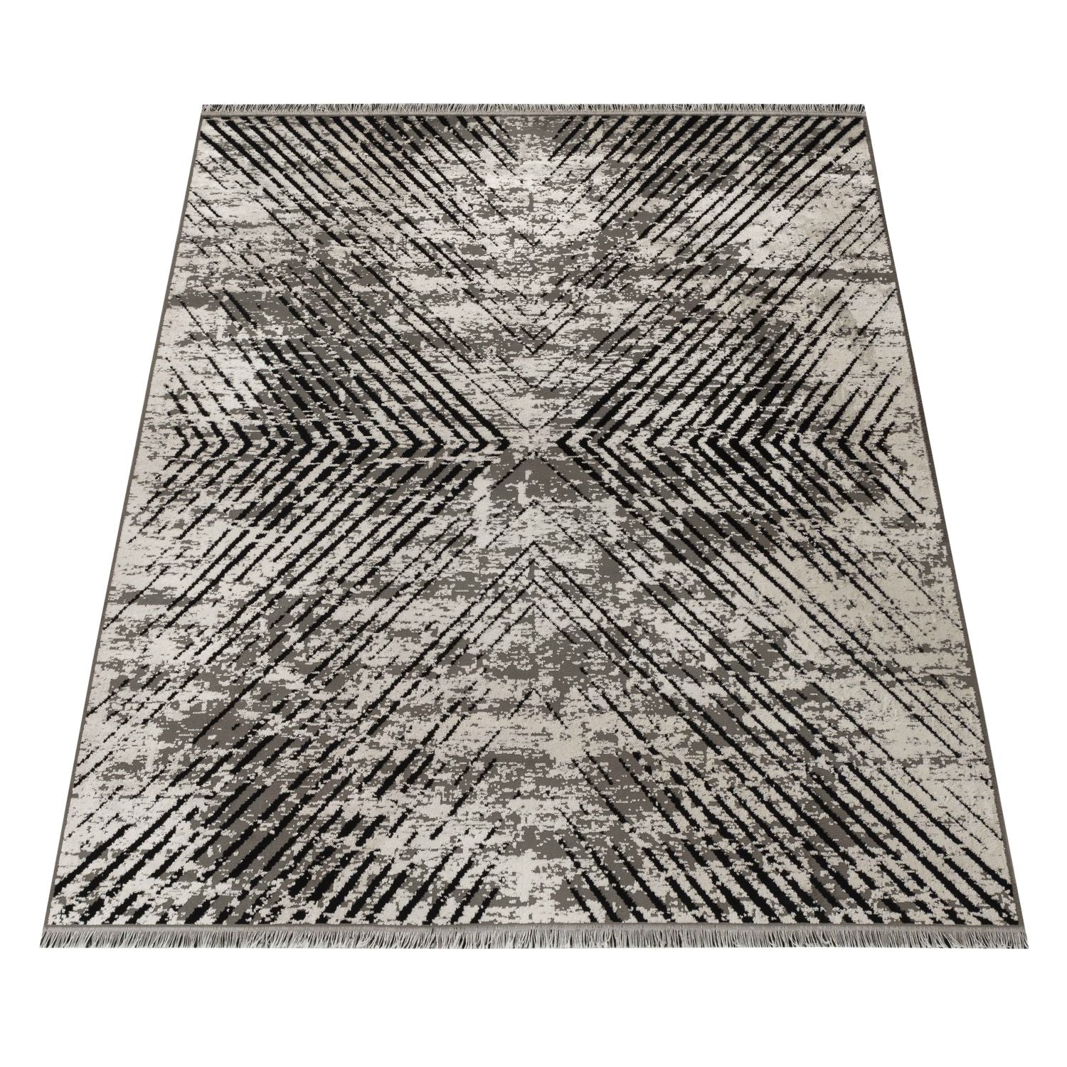 Beige Tapijt Laagpolig Vloerkleed Omid Duotone Delights