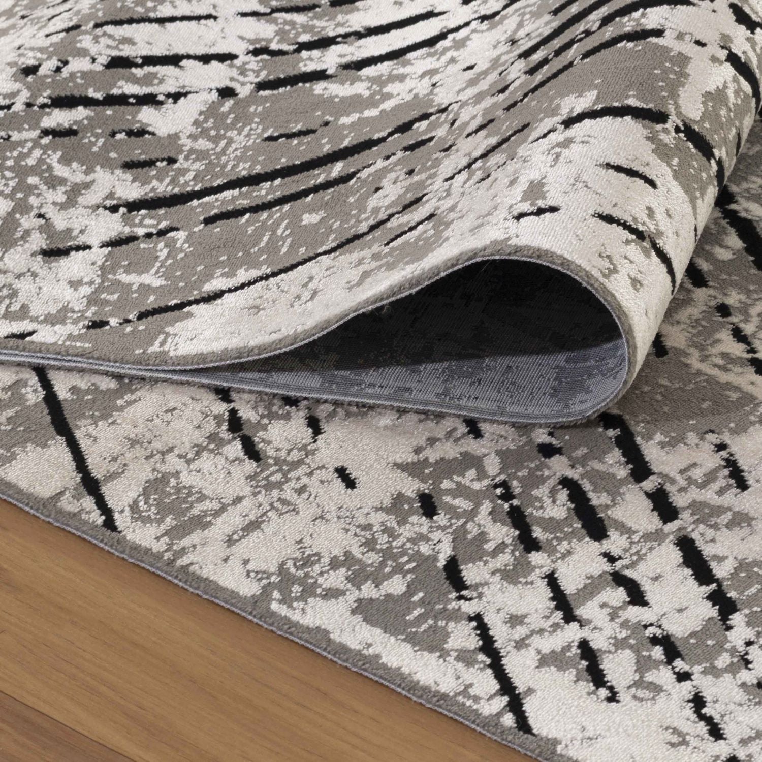 Beige Tapijt Laagpolig Vloerkleed Omid Duotone Delights