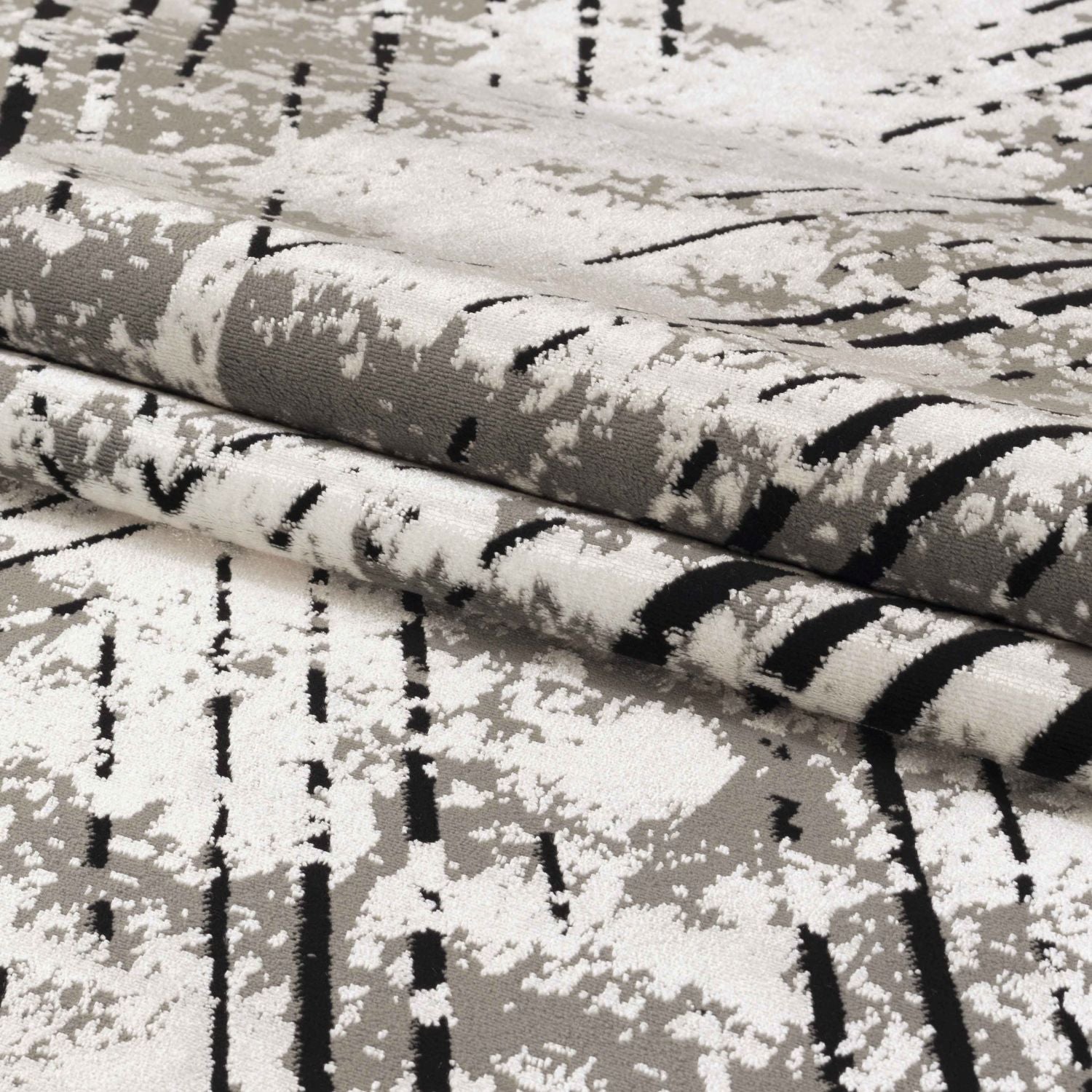 Beige Tapijt Laagpolig Vloerkleed Omid Duotone Delights