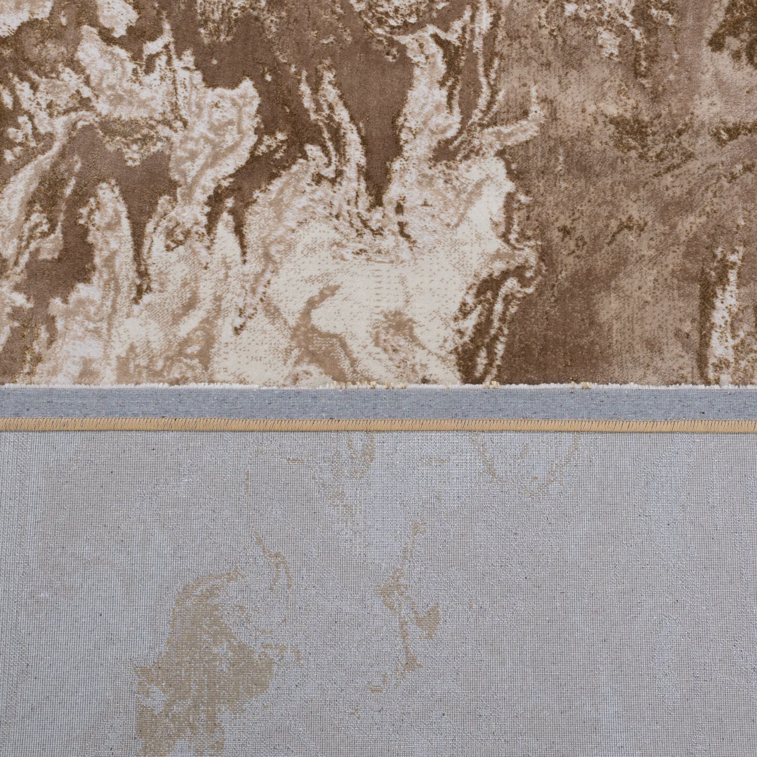 Beige Tapijt Laagpolig Vloerkleed Omid Abstract Luxury - Omid Carpets