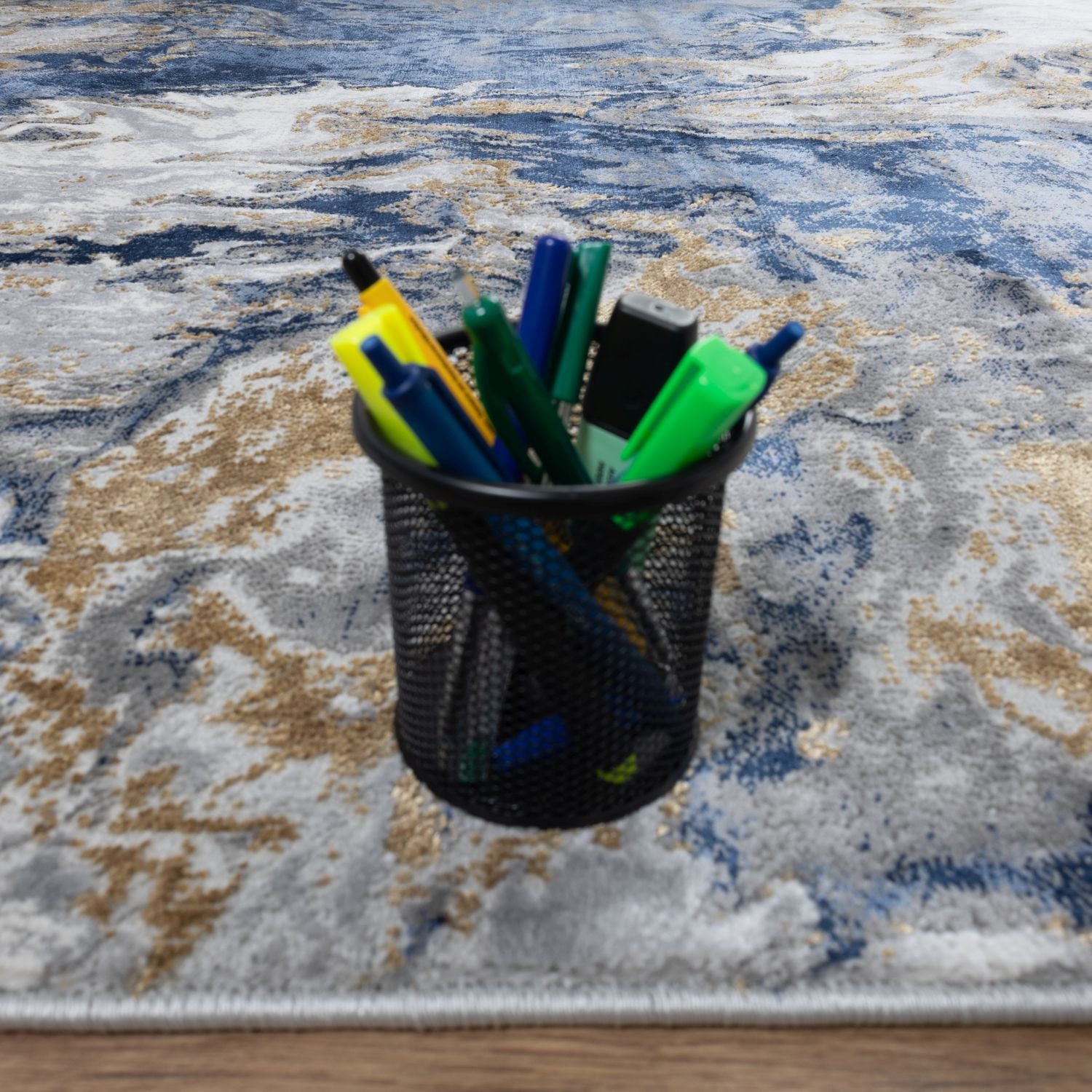 Grijs Tapijt Laagpolig Vloerkleed Omid Abstract Luxury - Omid Carpets