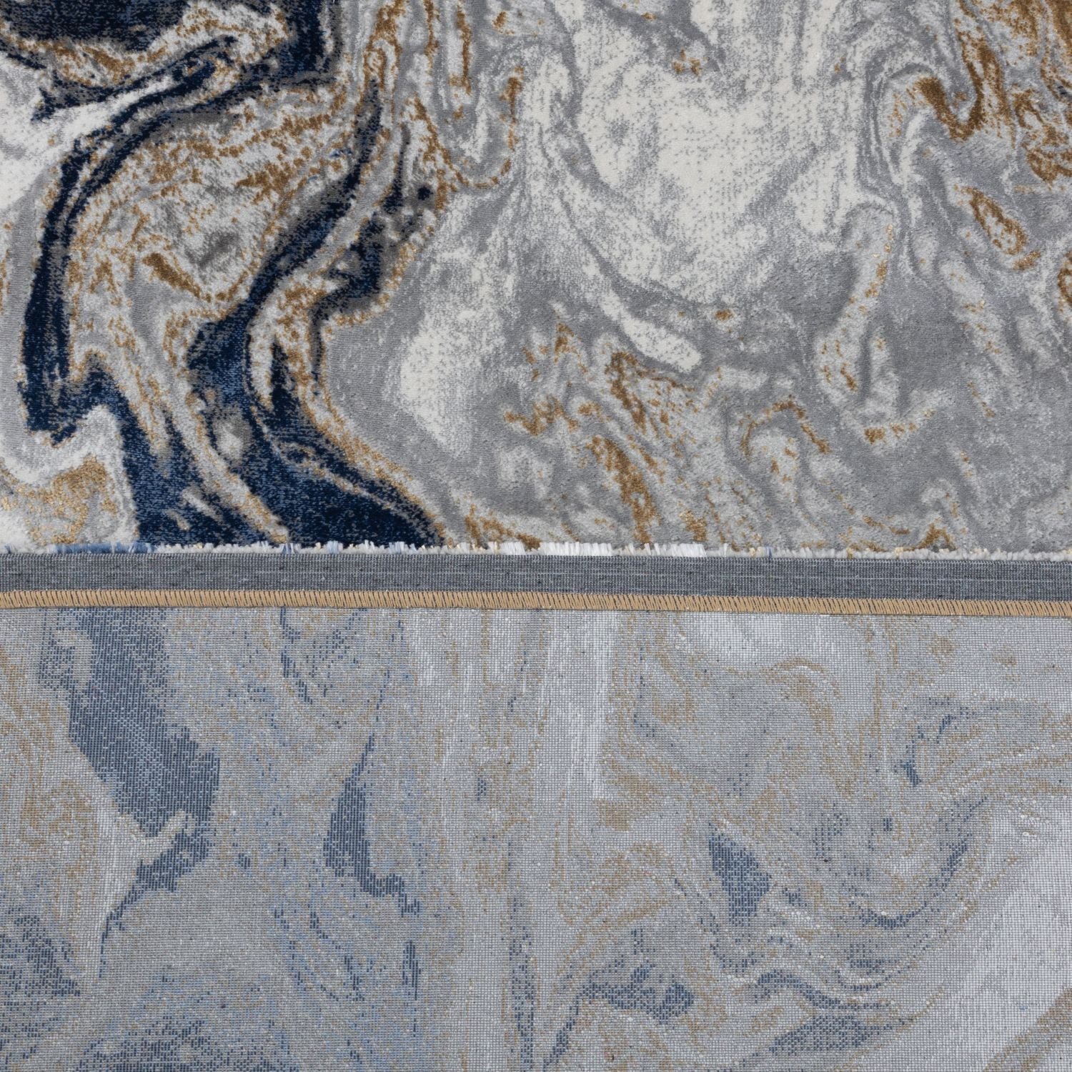 Grijs Tapijt Laagpolig Vloerkleed Omid Abstract Luxury - Omid Carpets