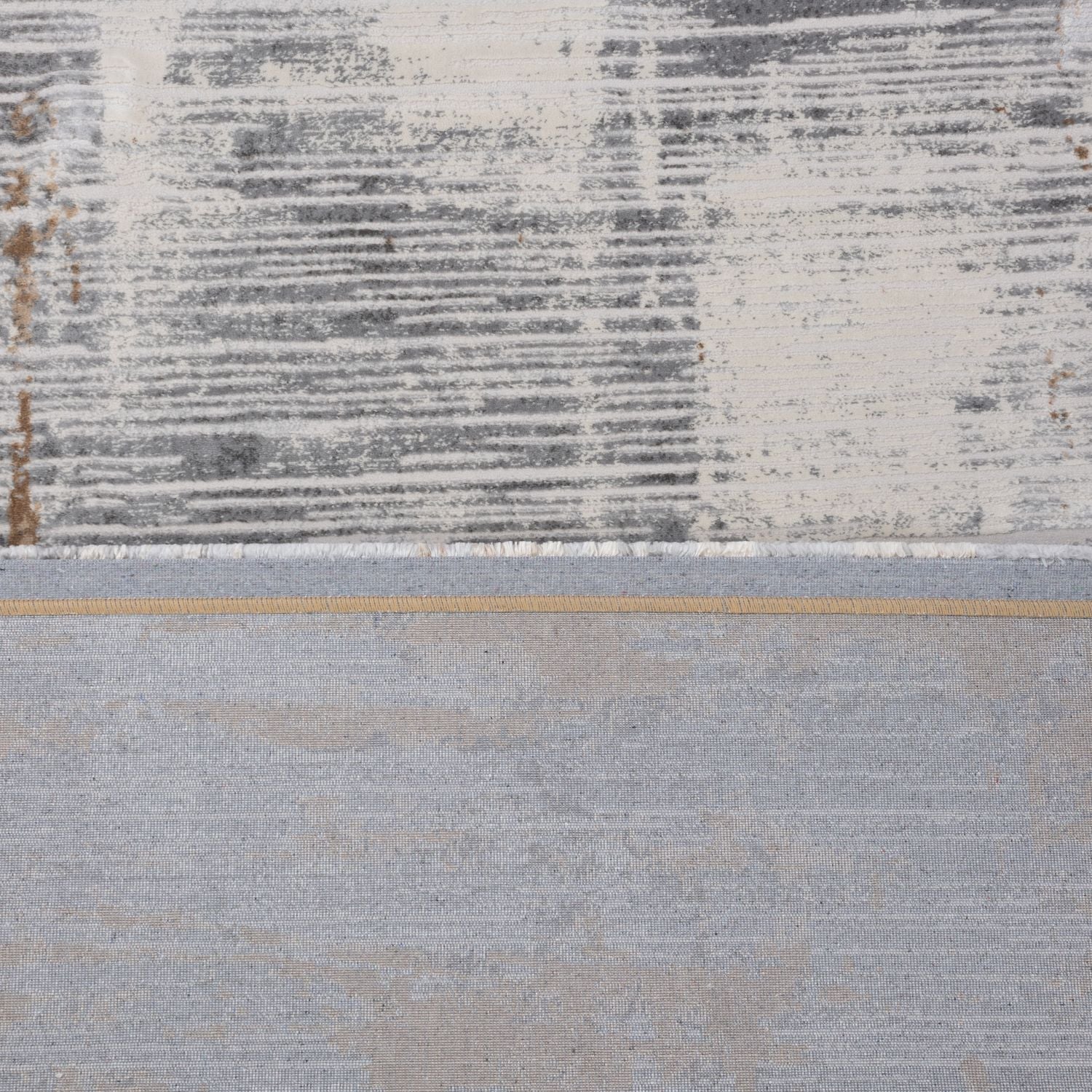 Grijs Tapijt Laagpolig Vloerkleed Omid Abstract Luxury - Omid Carpets