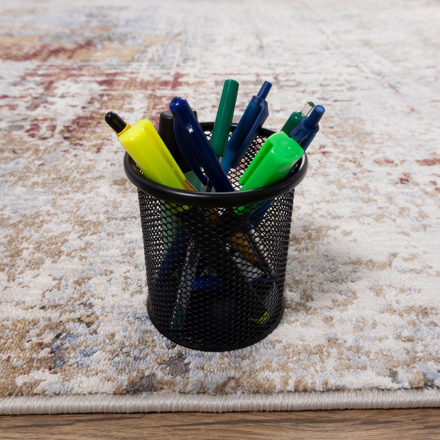 Kleurrijk Tapijt Laagpolig Vloerkleed Omid Art - Omid Carpets