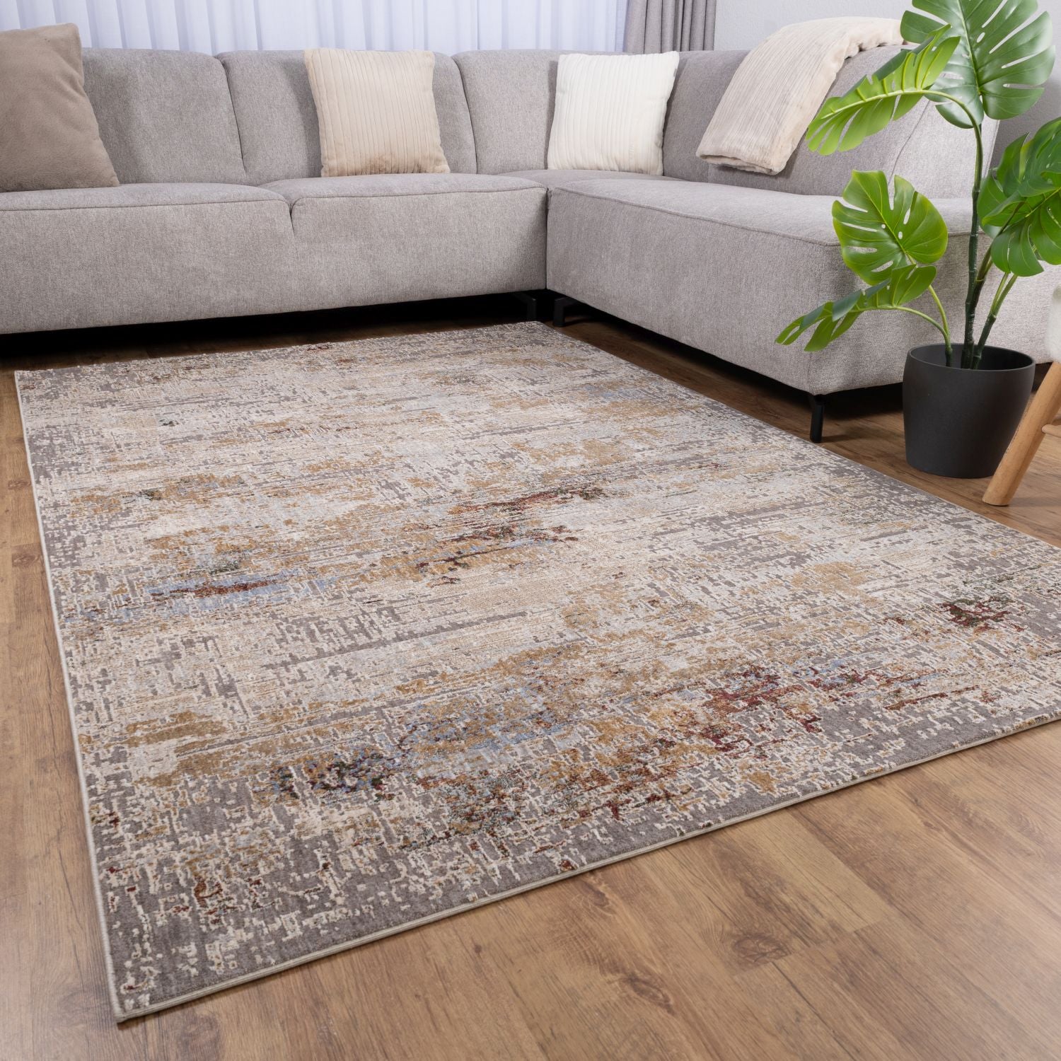 Kleurrijk Tapijt Laagpolig Vloerkleed Omid Art - Omid Carpets