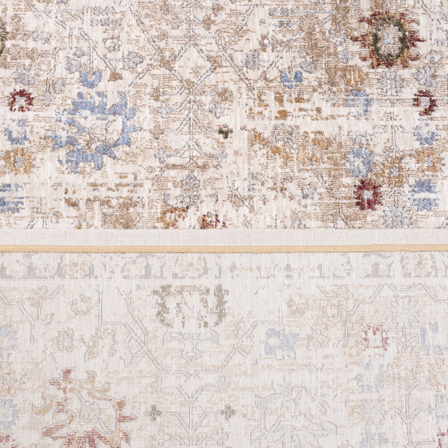 Kleurrijk Tapijt Laagpolig Vloerkleed Omid Art - Omid Carpets
