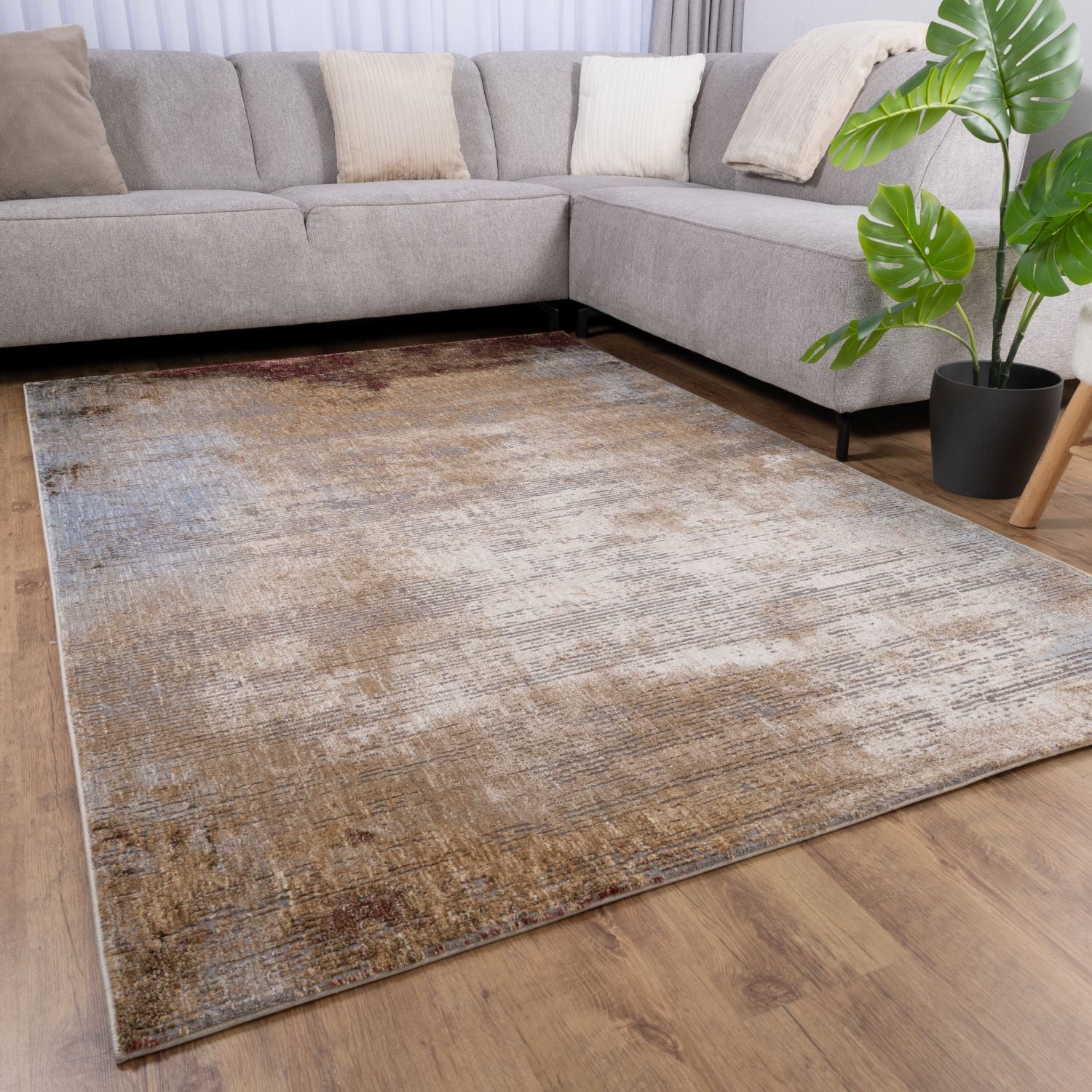 Kleurrijk Tapijt Laagpolig Vloerkleed Omid Art - Omid Carpets