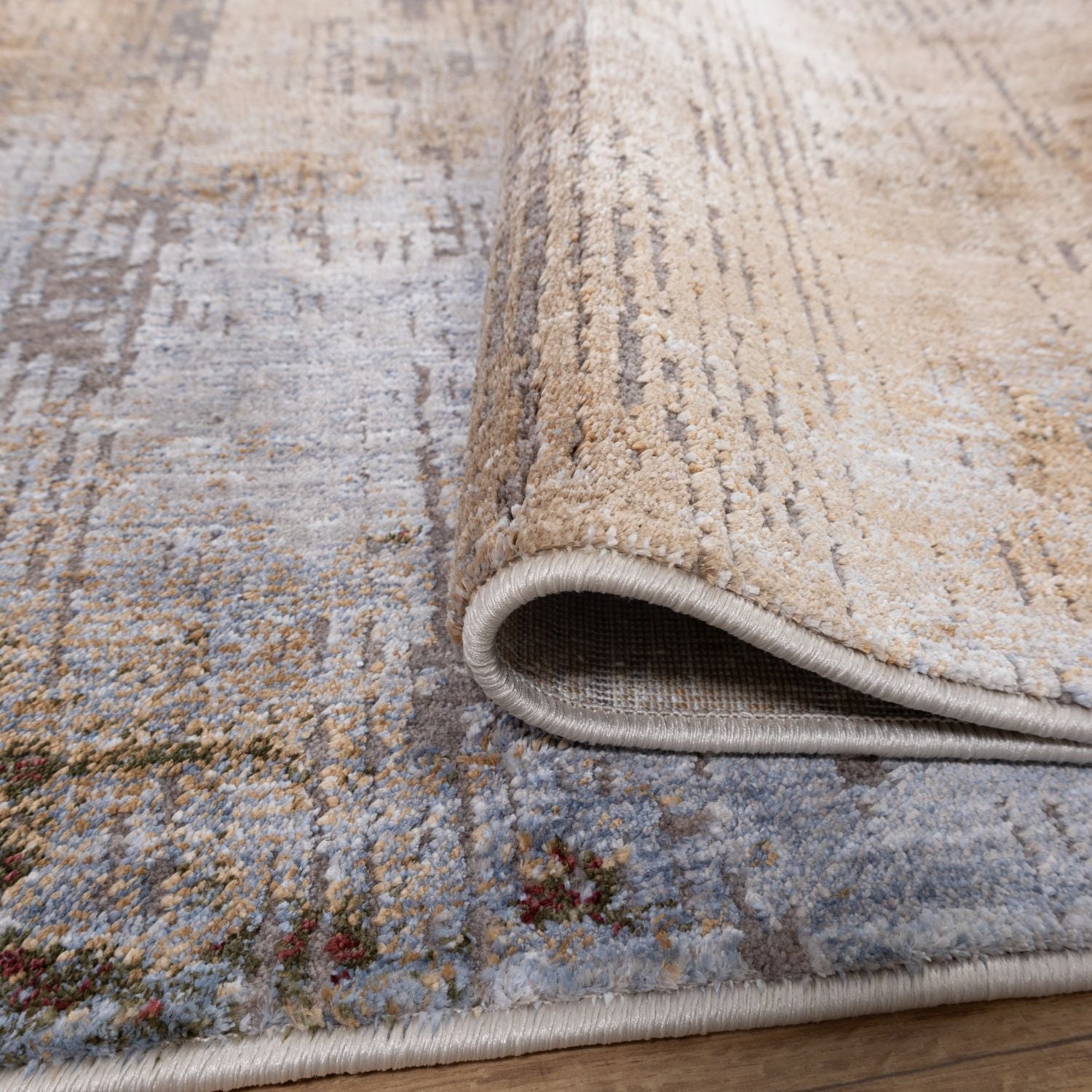 Kleurrijk Tapijt Laagpolig Vloerkleed Omid Art - Omid Carpets