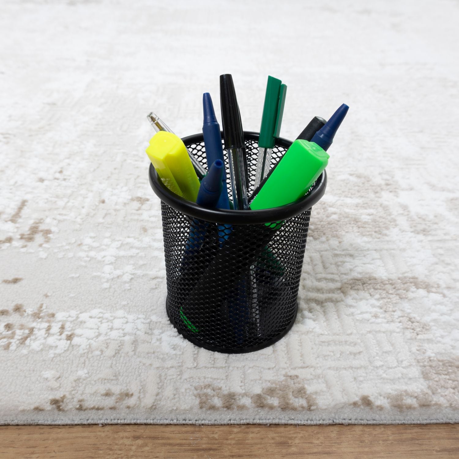 Crème Tapijt Laagpolig Vloerkleed Omid Soft Lux