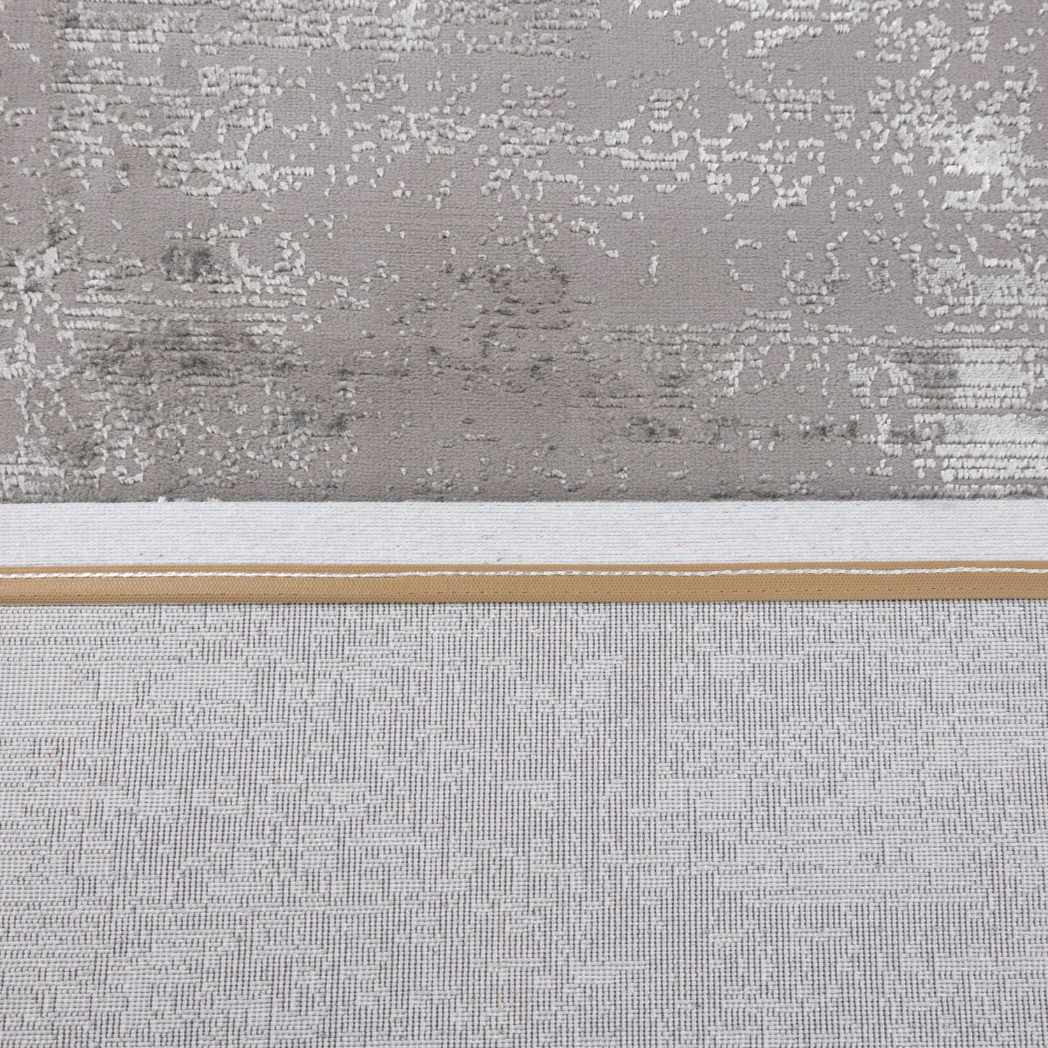 Grijs Tapijt Laagpolig Vloerkleed Omid Marble Lux