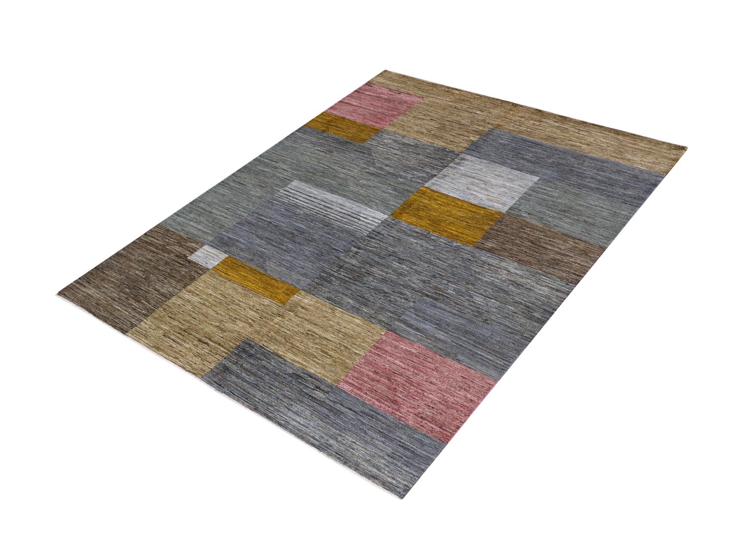 Afghaans Tapijt Laagpolig Handgeknoopt Wollen Vloerkleed - Omid Afghan Wool Luxury 236x165