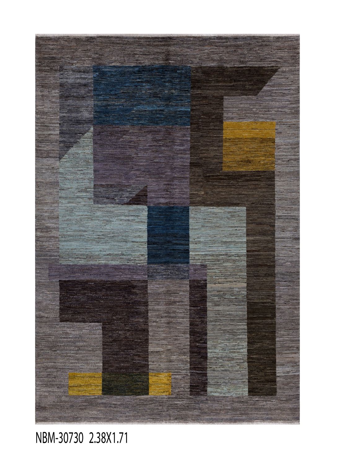 Afghaans Tapijt Laagpolig Handgeknoopt Wollen Vloerkleed - Omid Afghan Wool Luxury 238x171