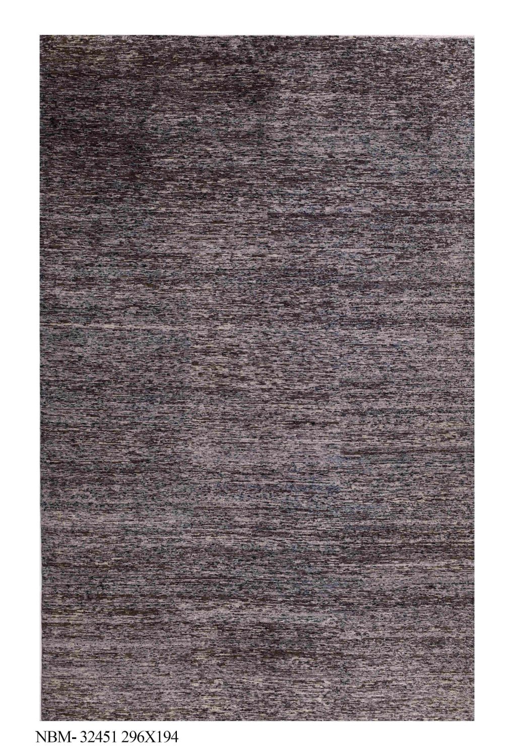 Taupe Tapijt Laagpolig Handgeknoopt Wollen Vloerkleed - Omid Afghan Wool Luxury 296x194