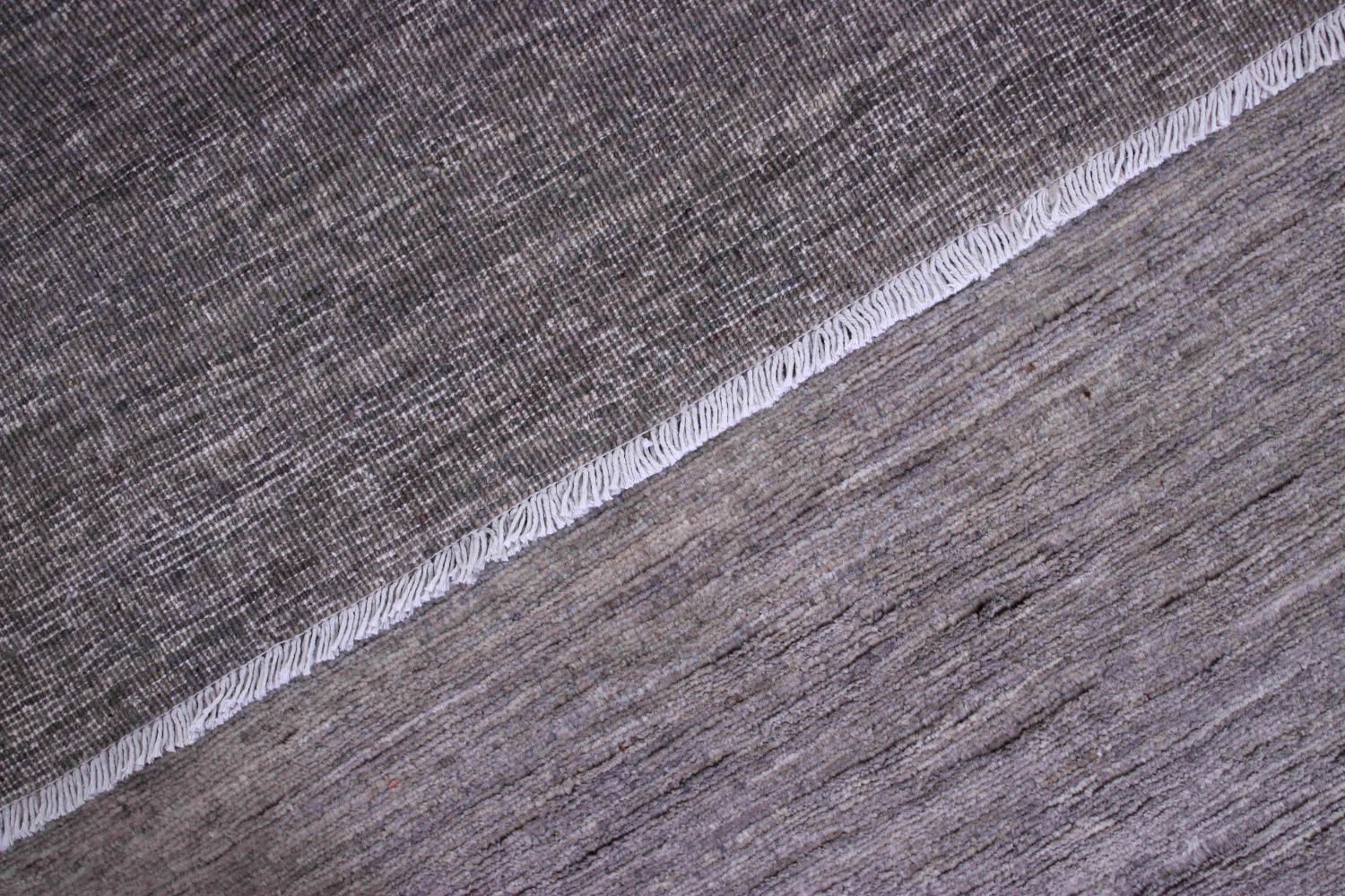 Taupe Tapijt Laagpolig Handgeknoopt Wollen Vloerkleed - Omid Afghan Wool Luxury 233x169