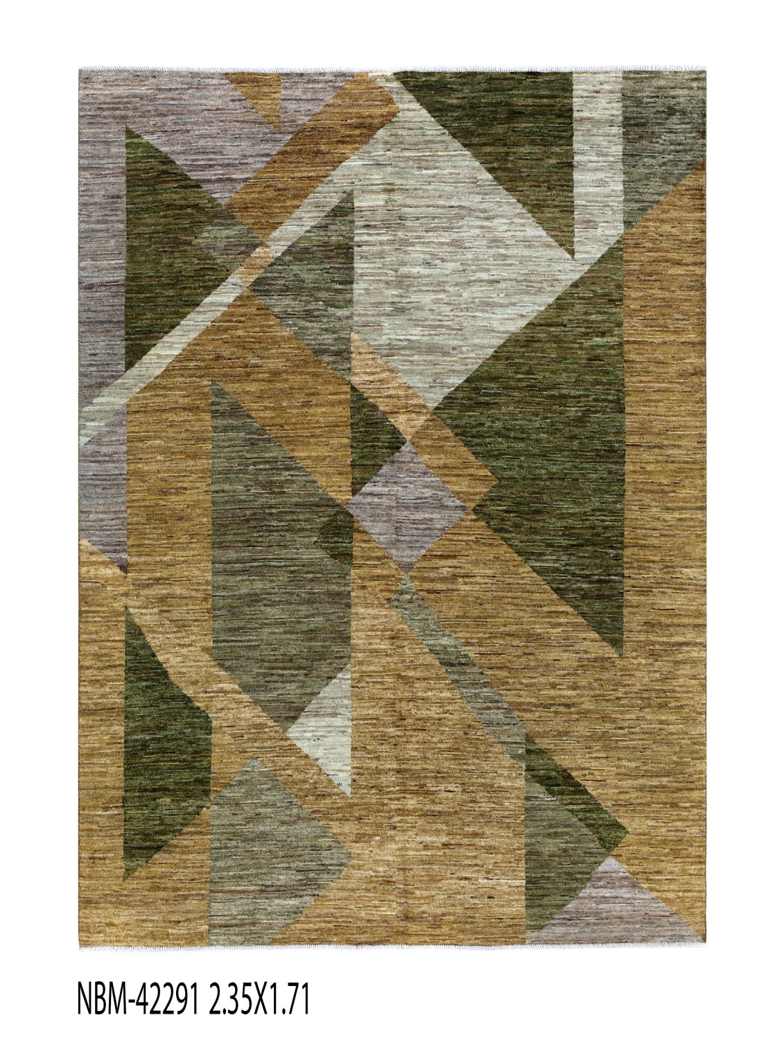 Afghaans Tapijt Laagpolig Handgeknoopt Wollen Vloerkleed - Omid Afghan Wool Luxury 235x171