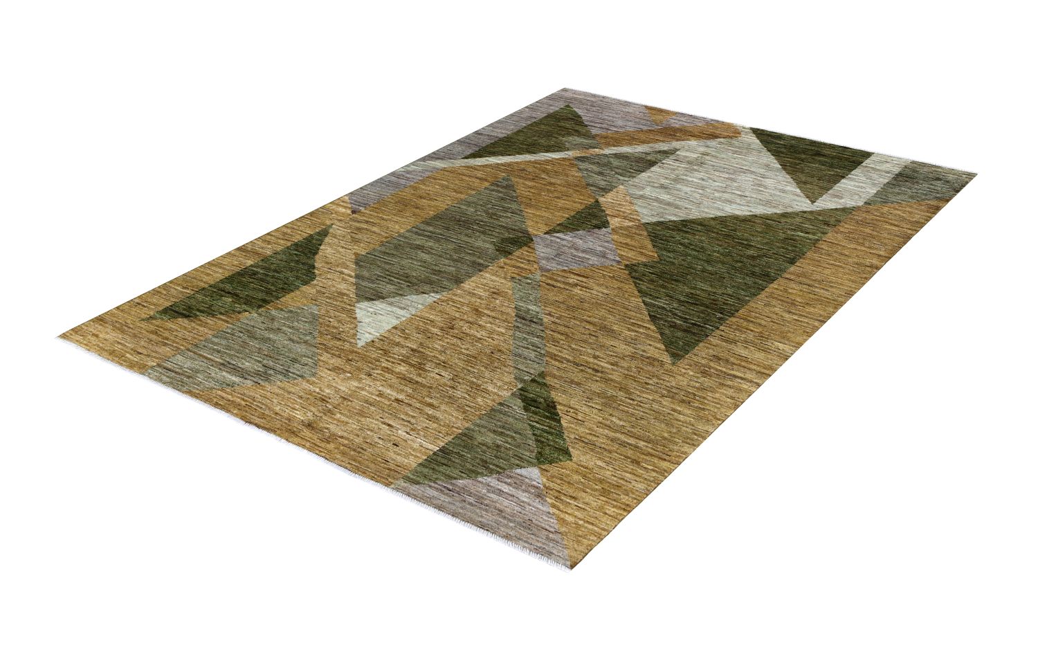 Afghaans Tapijt Laagpolig Handgeknoopt Wollen Vloerkleed - Omid Afghan Wool Luxury 235x171
