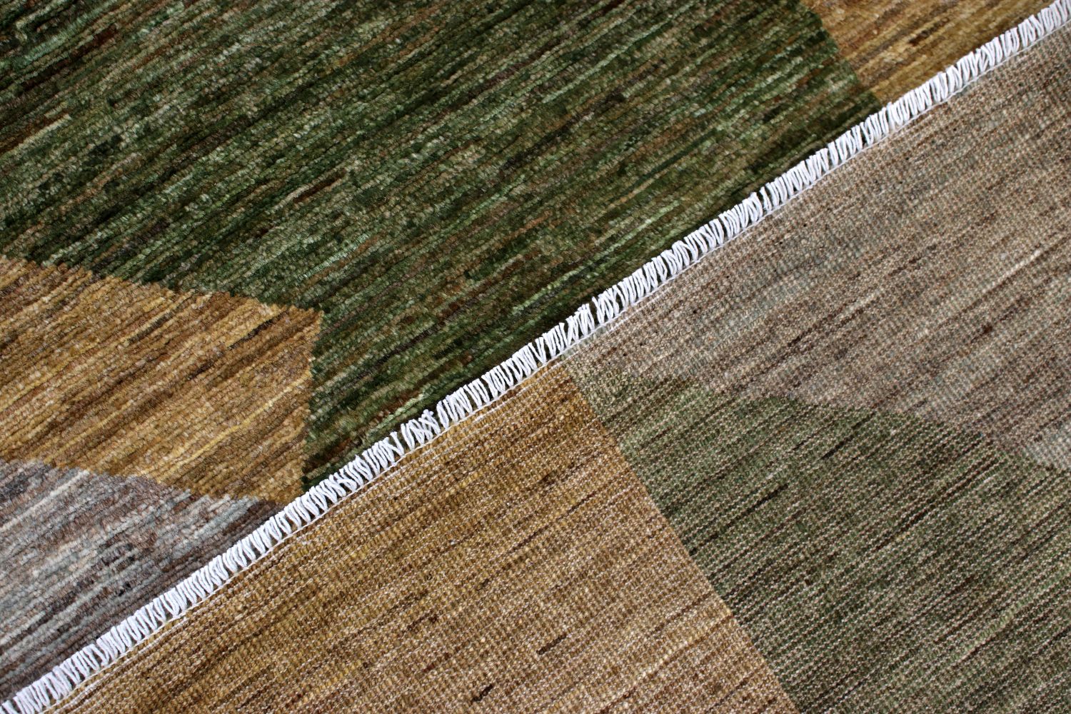 Afghaans Tapijt Laagpolig Handgeknoopt Wollen Vloerkleed - Omid Afghan Wool Luxury 235x171