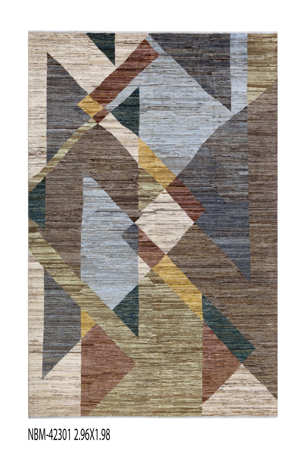Afghaans Tapijt Laagpolig Handgeknoopt Wollen Vloerkleed - Omid Afghan Wool Luxury 296x198