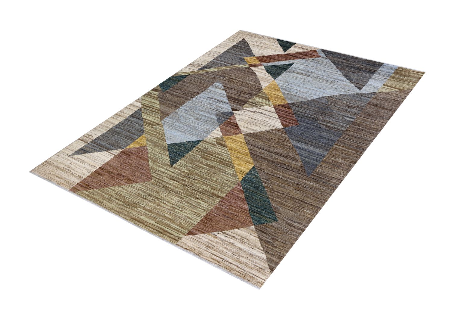 Afghaans Tapijt Laagpolig Handgeknoopt Wollen Vloerkleed - Omid Afghan Wool Luxury 296x198