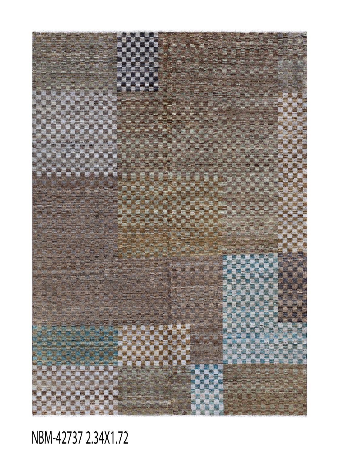 Afghaans Tapijt Laagpolig Handgeknoopt Wollen Vloerkleed - Omid Afghan Wool Luxury 234x172