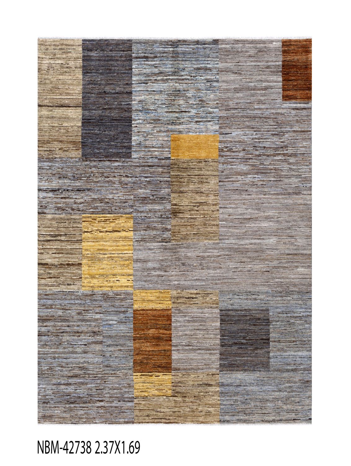 Afghaans Tapijt Laagpolig Handgeknoopt Wollen Vloerkleed - Omid Afghan Wool Luxury 237x169