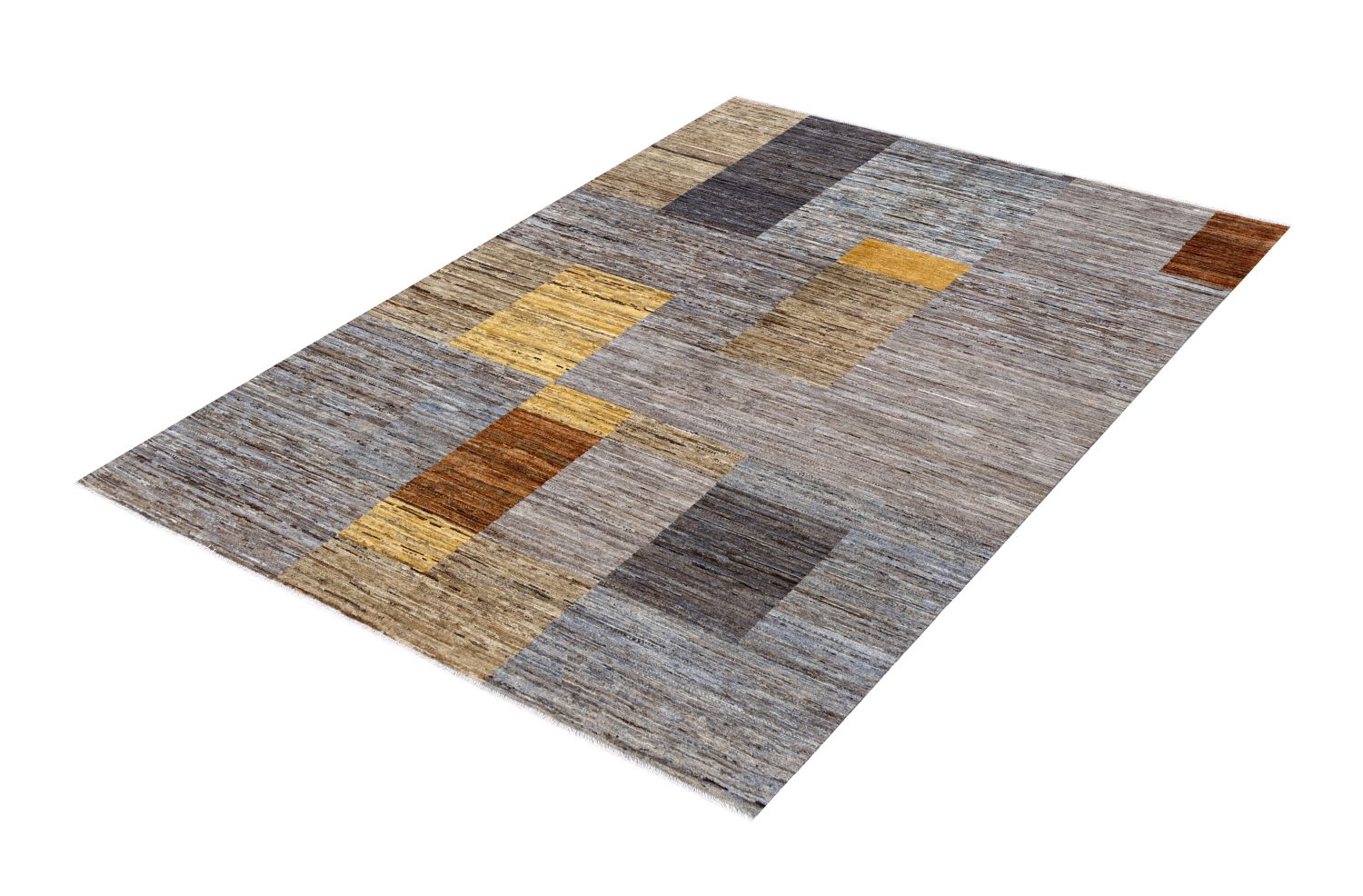 Afghaans Tapijt Laagpolig Handgeknoopt Wollen Vloerkleed - Omid Afghan Wool Luxury 237x169