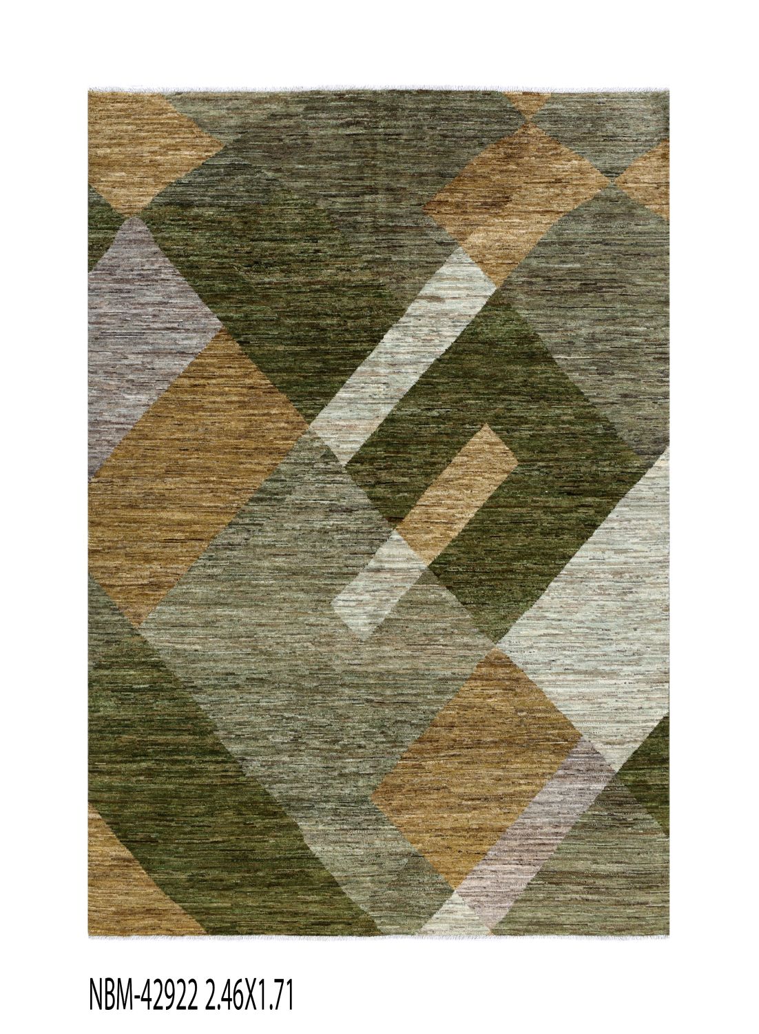 Afghaans Tapijt Laagpolig Handgeknoopt Wollen Vloerkleed - Omid Afghan Wool Luxury 246x171