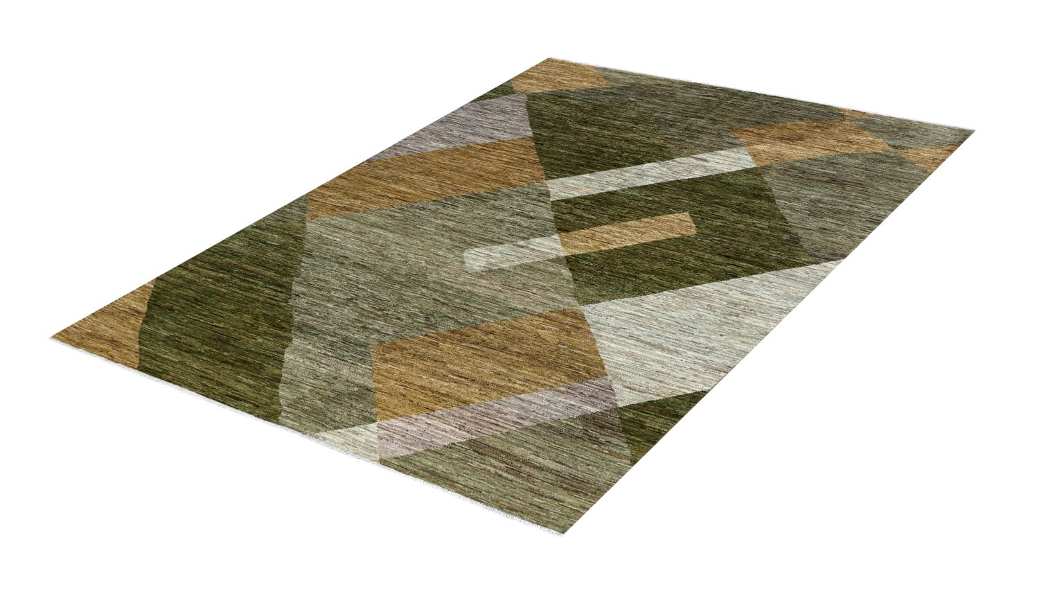 Afghaans Tapijt Laagpolig Handgeknoopt Wollen Vloerkleed - Omid Afghan Wool Luxury 246x171