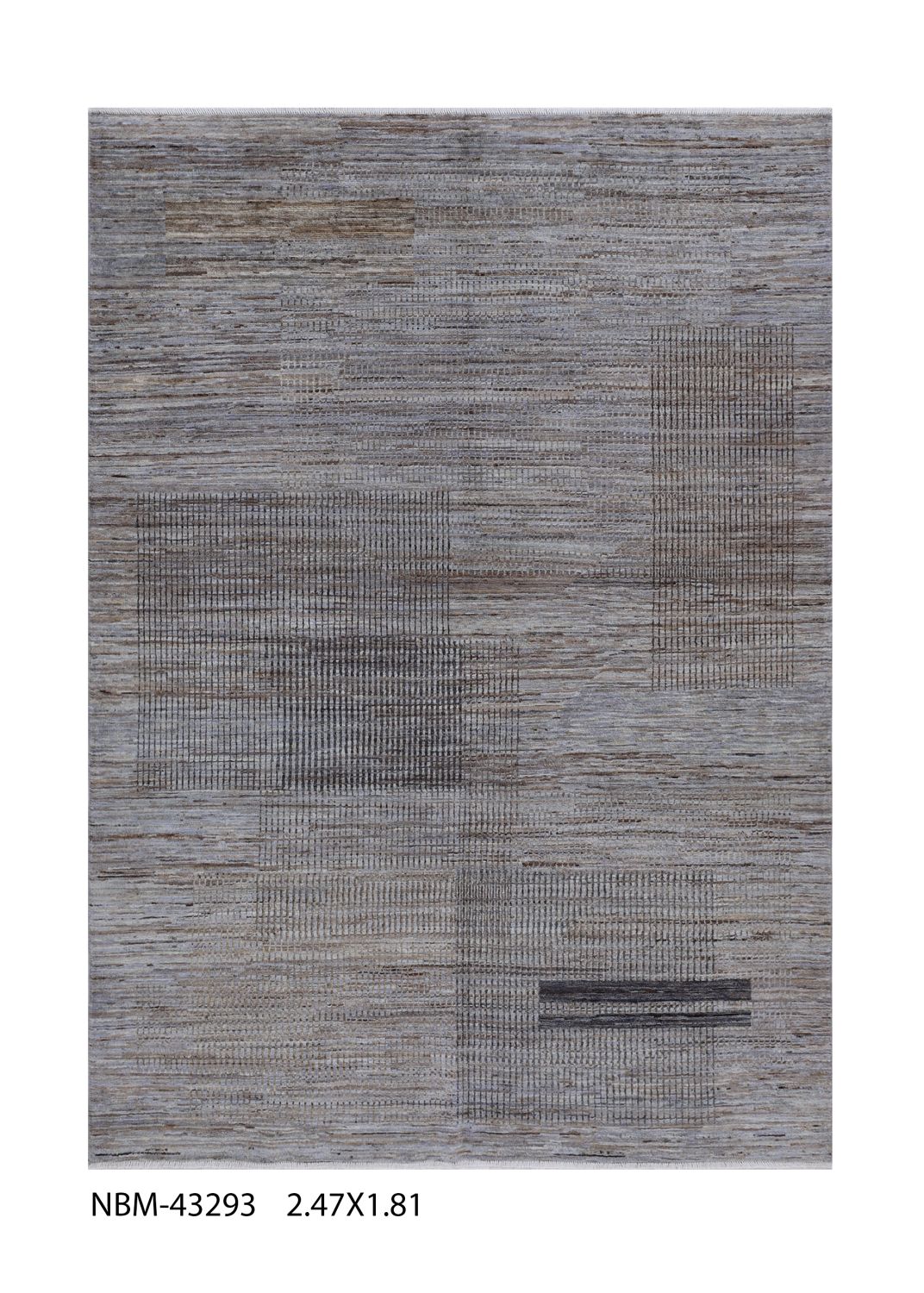 Afghaans Tapijt Laagpolig Handgeknoopt Wollen Vloerkleed - Omid Afghan Wool Luxury 247x181