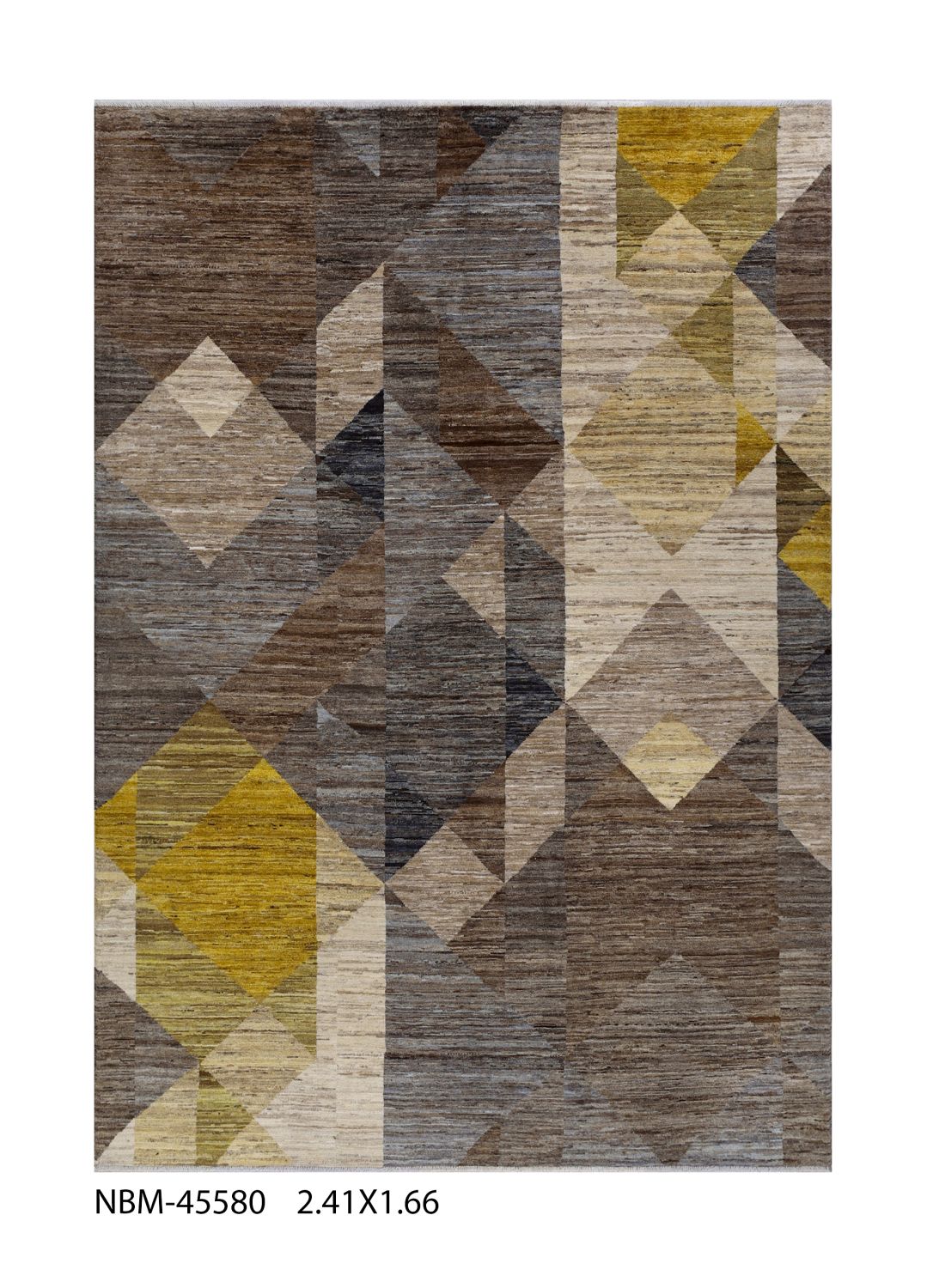 Afghaans Tapijt Laagpolig Handgeknoopt Wollen Vloerkleed - Omid Afghan Wool Luxury 241x166