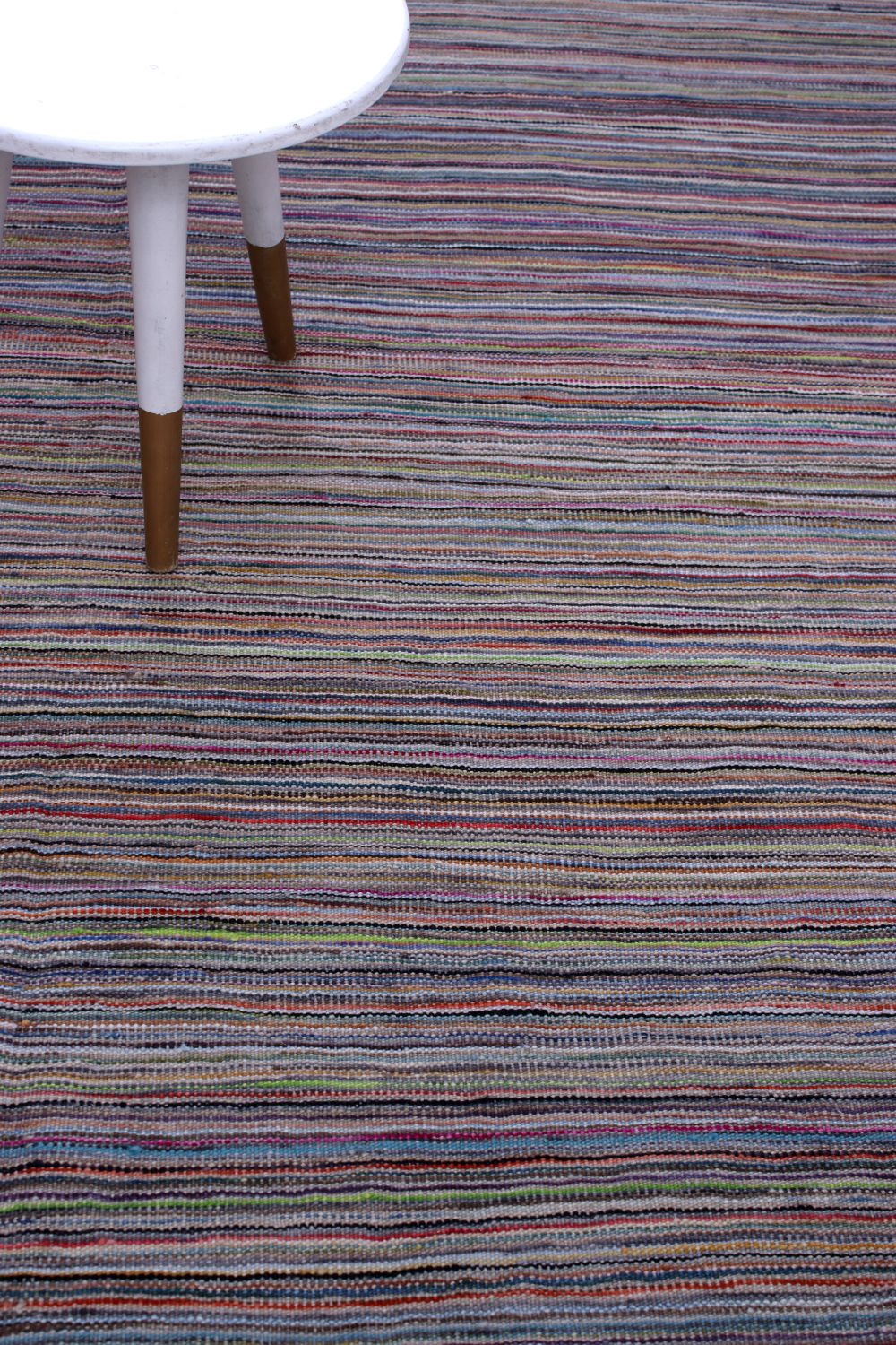 Kleurrijk Tapijt Laagpolig Handgeweven Wollen Vloerkleed - Omid Afghan Modern Kelim 288x201