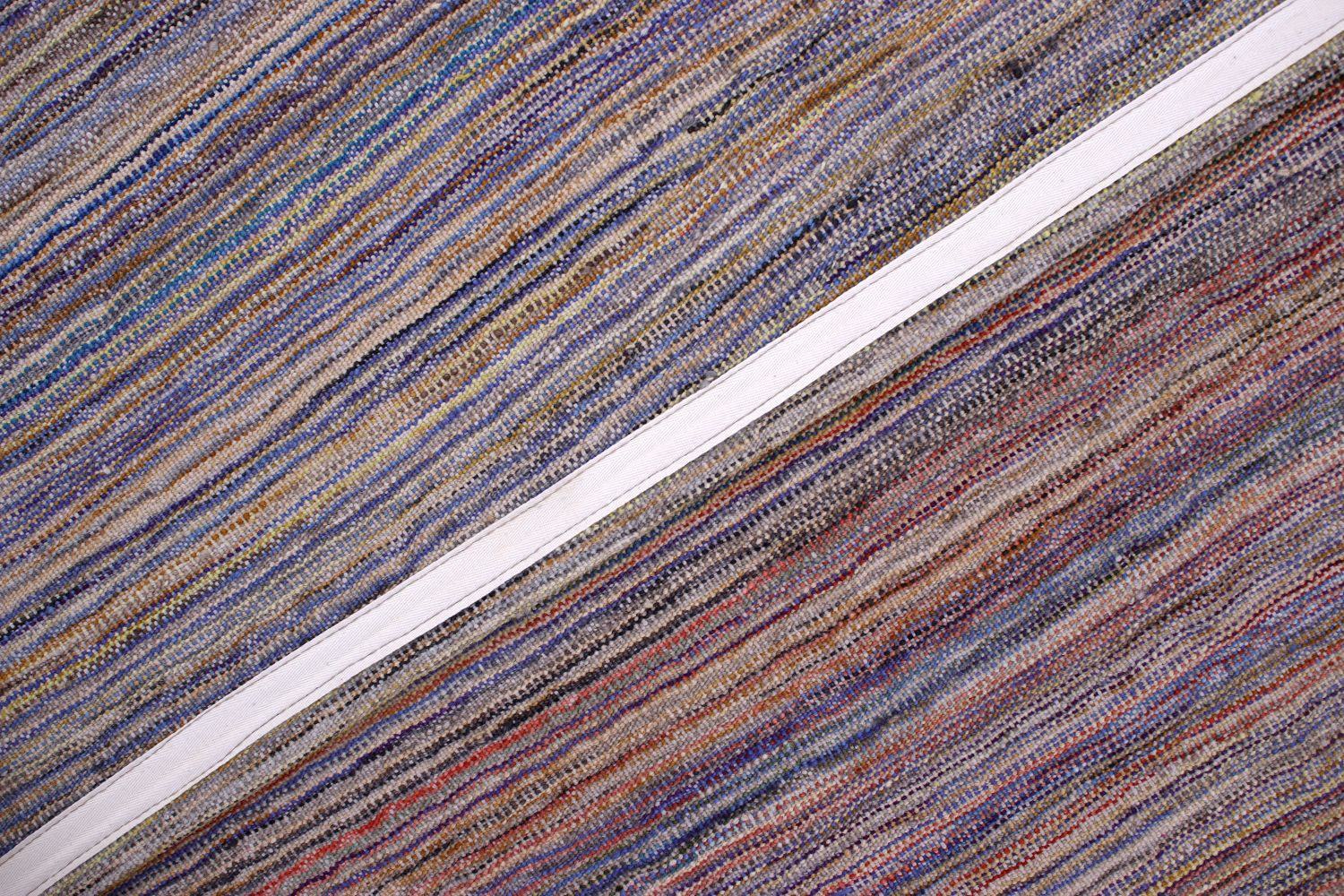 Kleurrijk Tapijt Laagpolig Handgeweven Wollen Vloerkleed - Omid Afghan Modern Kelim 290x202