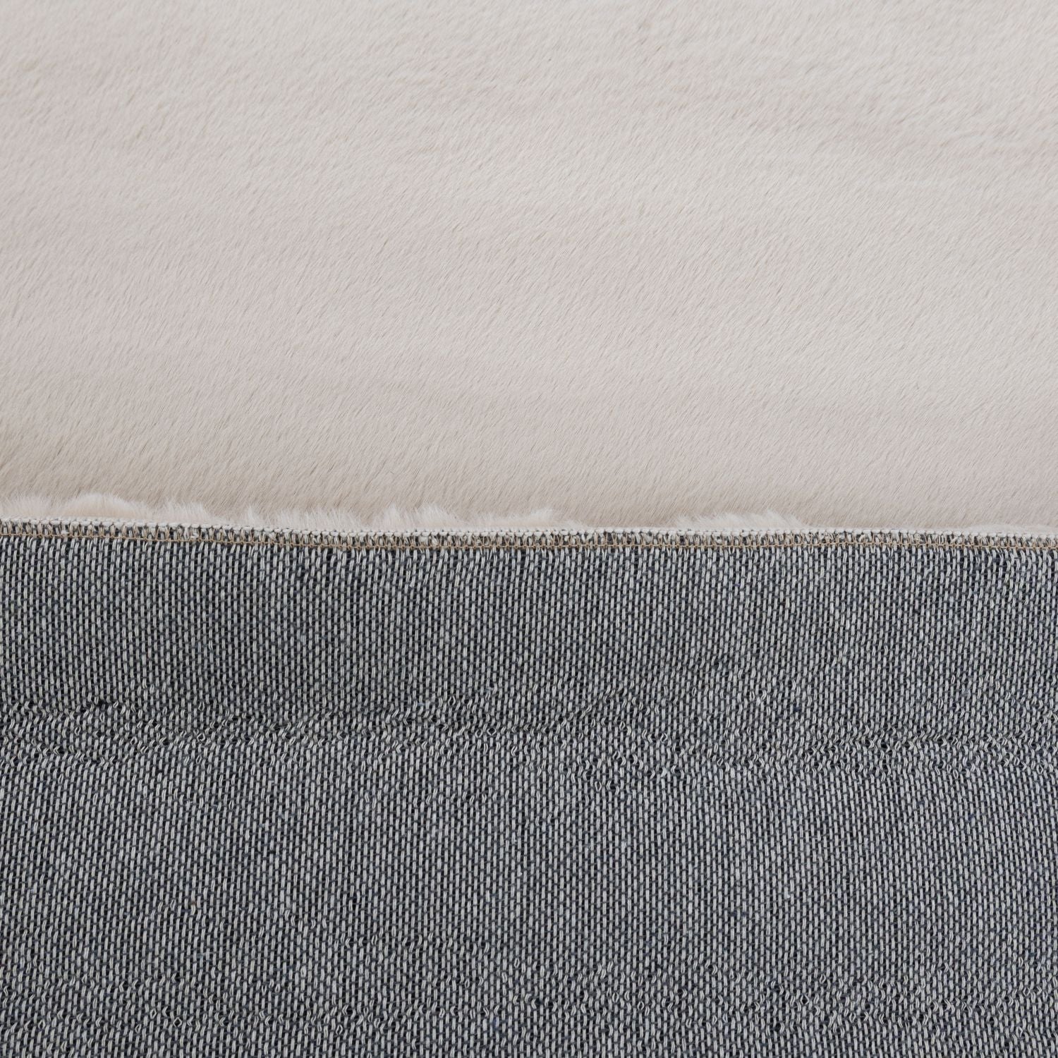 Beige Tapijt Zacht Hoogpolig Vloerkleed Omid Extra Fluffy