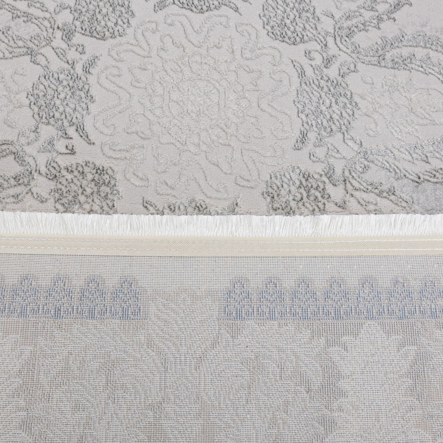 Grijs Tapijt Laagpolig Vloerkleed Omid Beige Essence